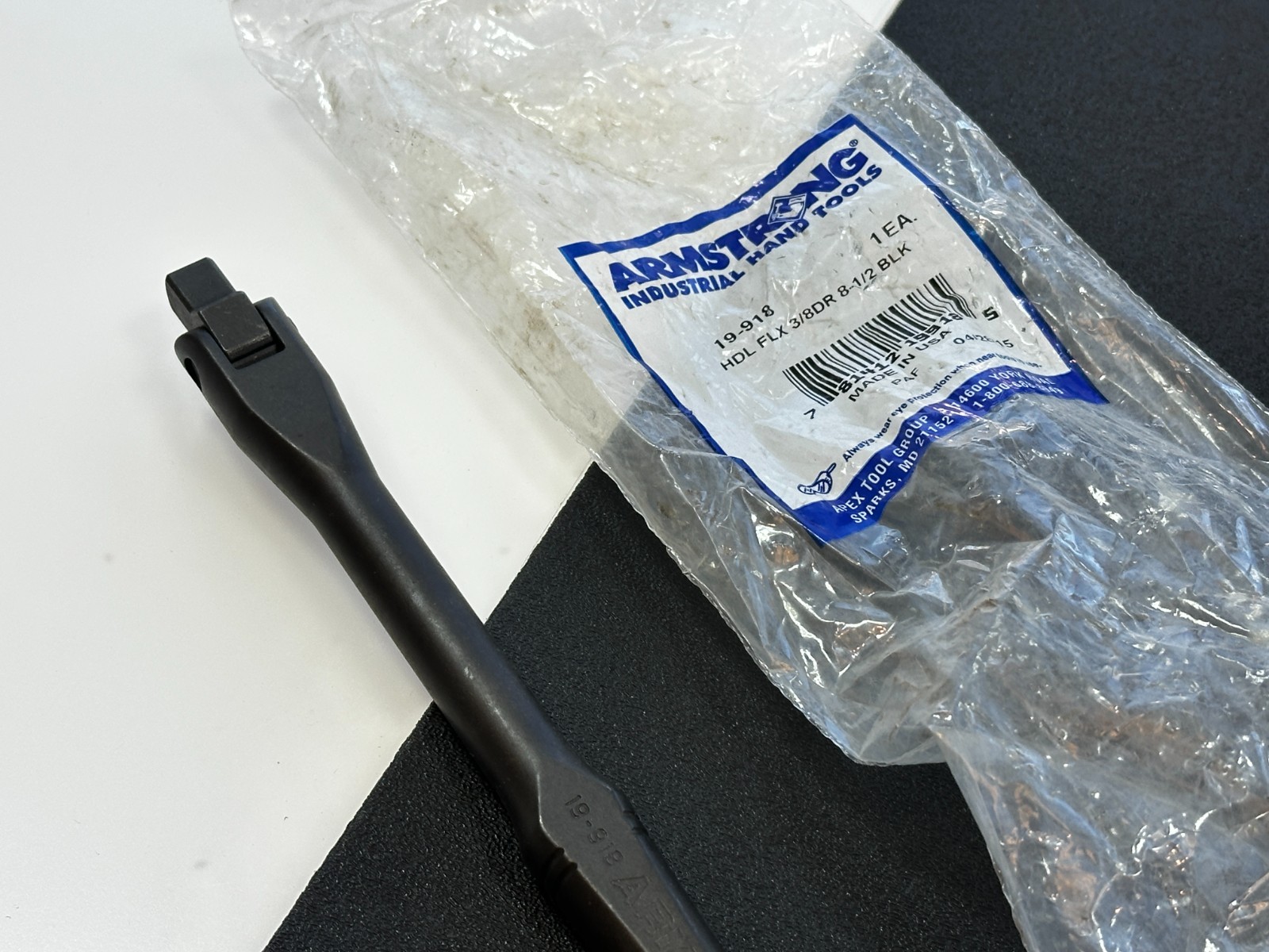 NEW Armstrong Tools USA 19-918 Black Industrial Finish Breaker Bar, 3/8″ Drive