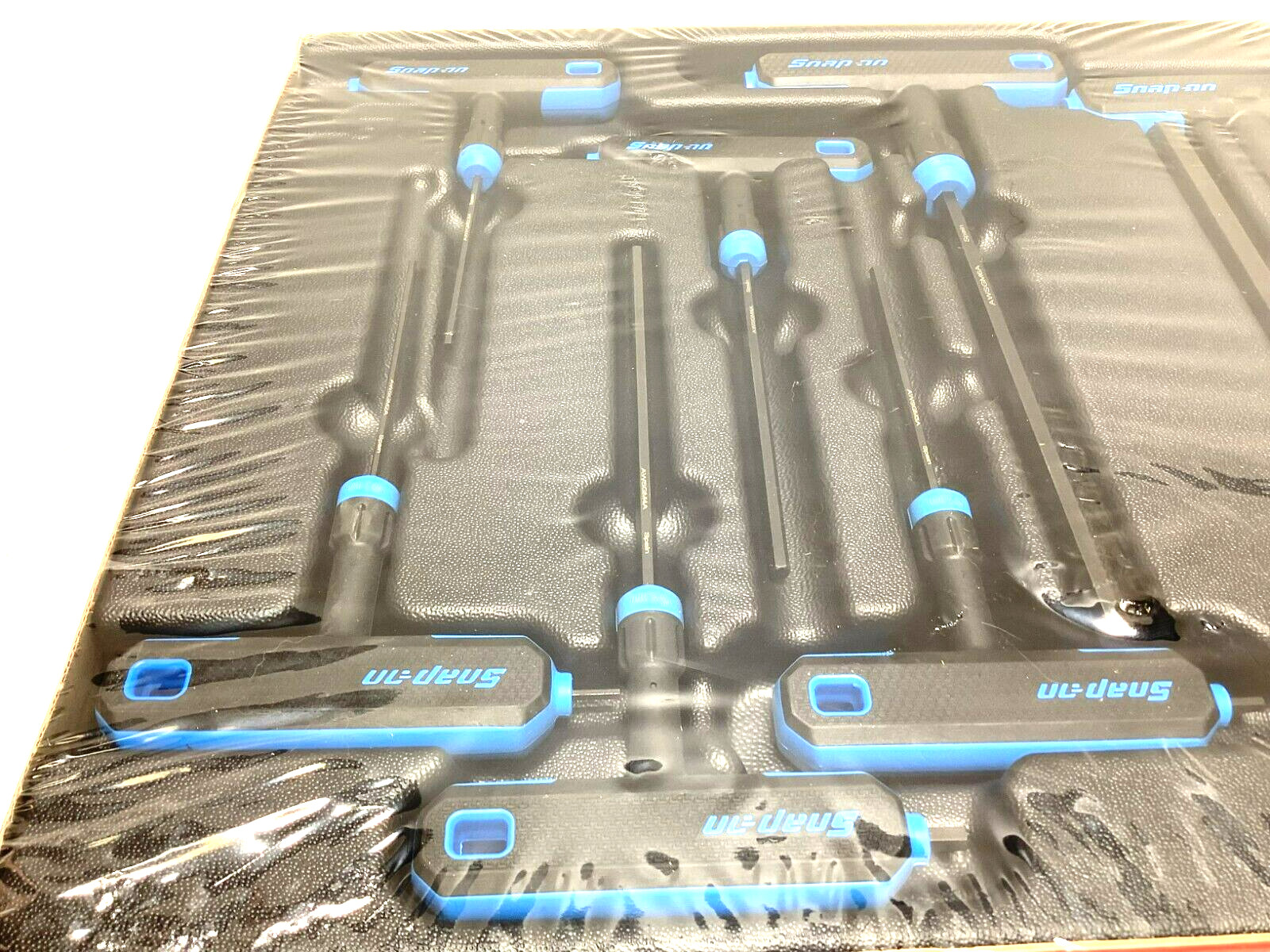 New Snap-on™ 2.5 – 10 mm T- & L-Shaped SAE Allen Hex Driver Key Set AWSGM800A