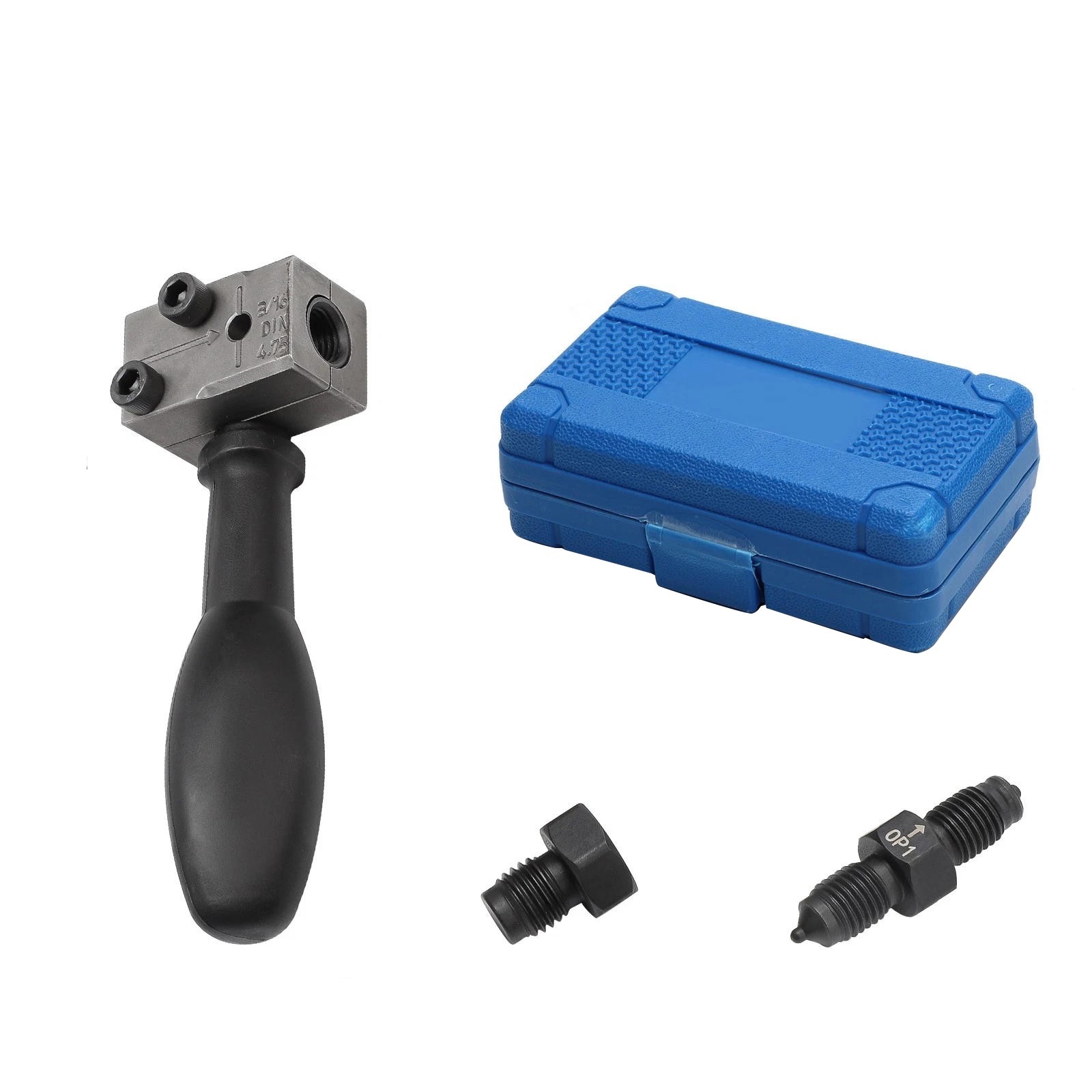 Brake Tube Flaring Tool Kit 3/16″ with Positioning Bolt and Double-Ended Punch