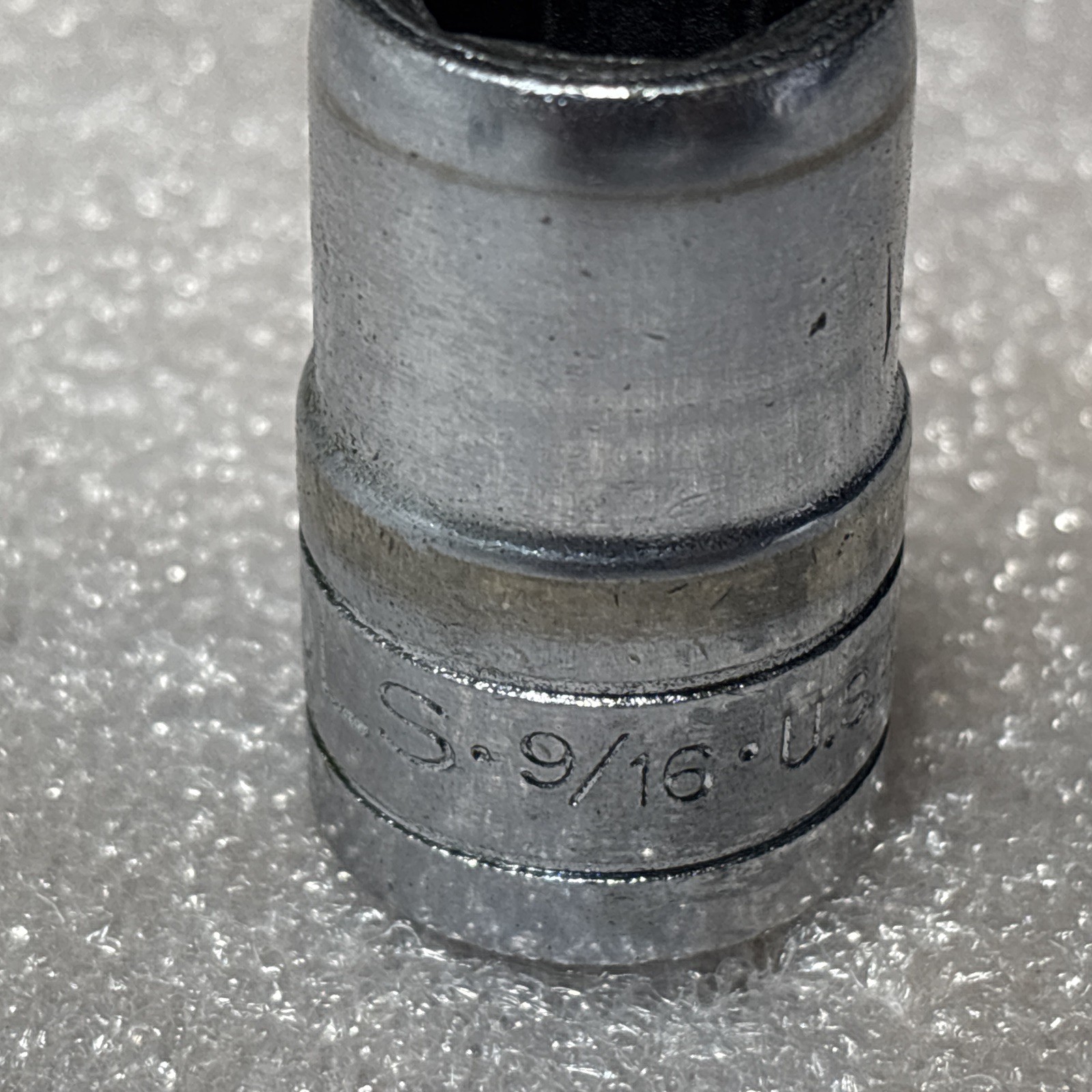 S-K vintage 1/2” 6pt socket lot (3). USA