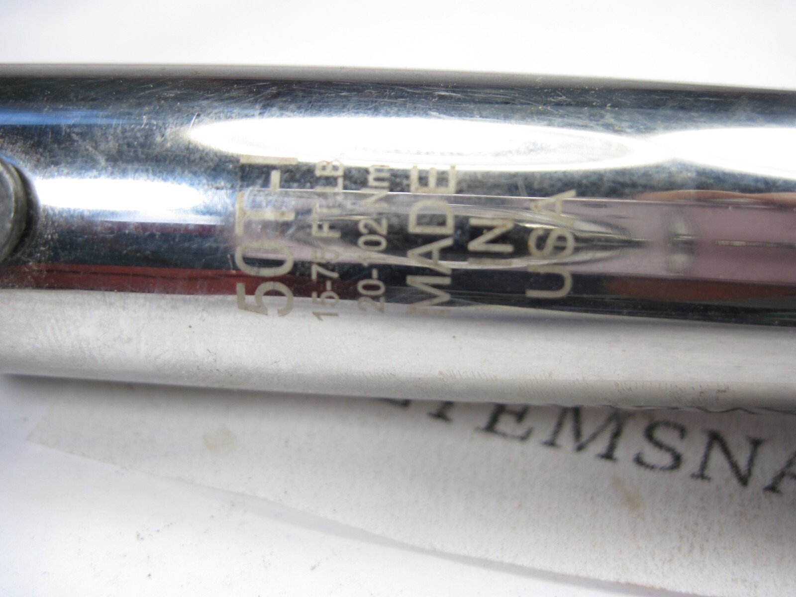 Snap On/CDI 3/8″ Drive Torque Wrench 15-75 FT Lbs 20-102 Nm MINT