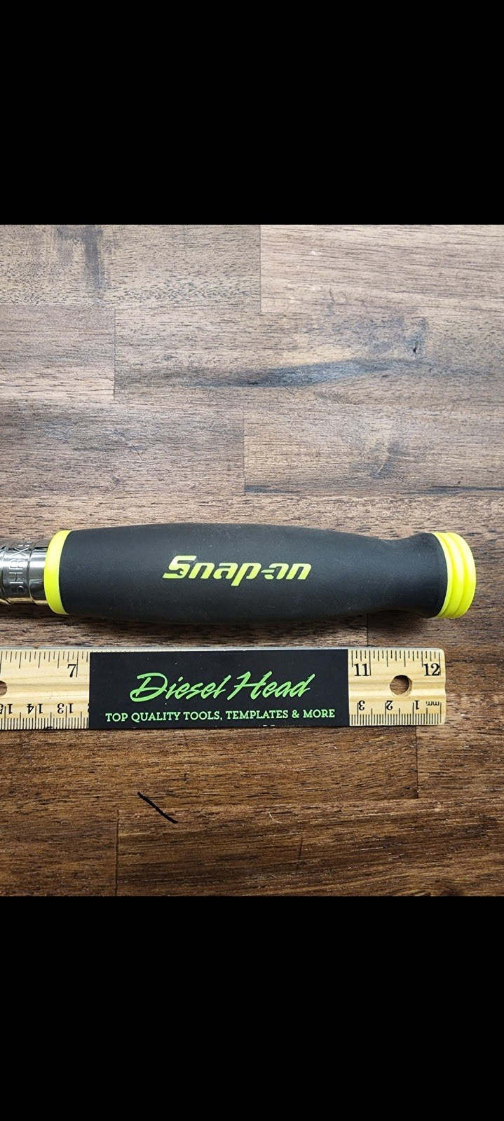 Snap On Tools SHX80B HI VIZ 1/2″ Dr Soft Grip Handle Locking Flex Head Ratchet