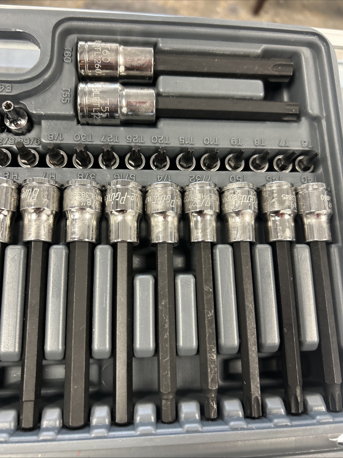 Blue-Point BLPTHC87 87 Pc Torx & Hex Bit Socket Set SAE/Metric Complete