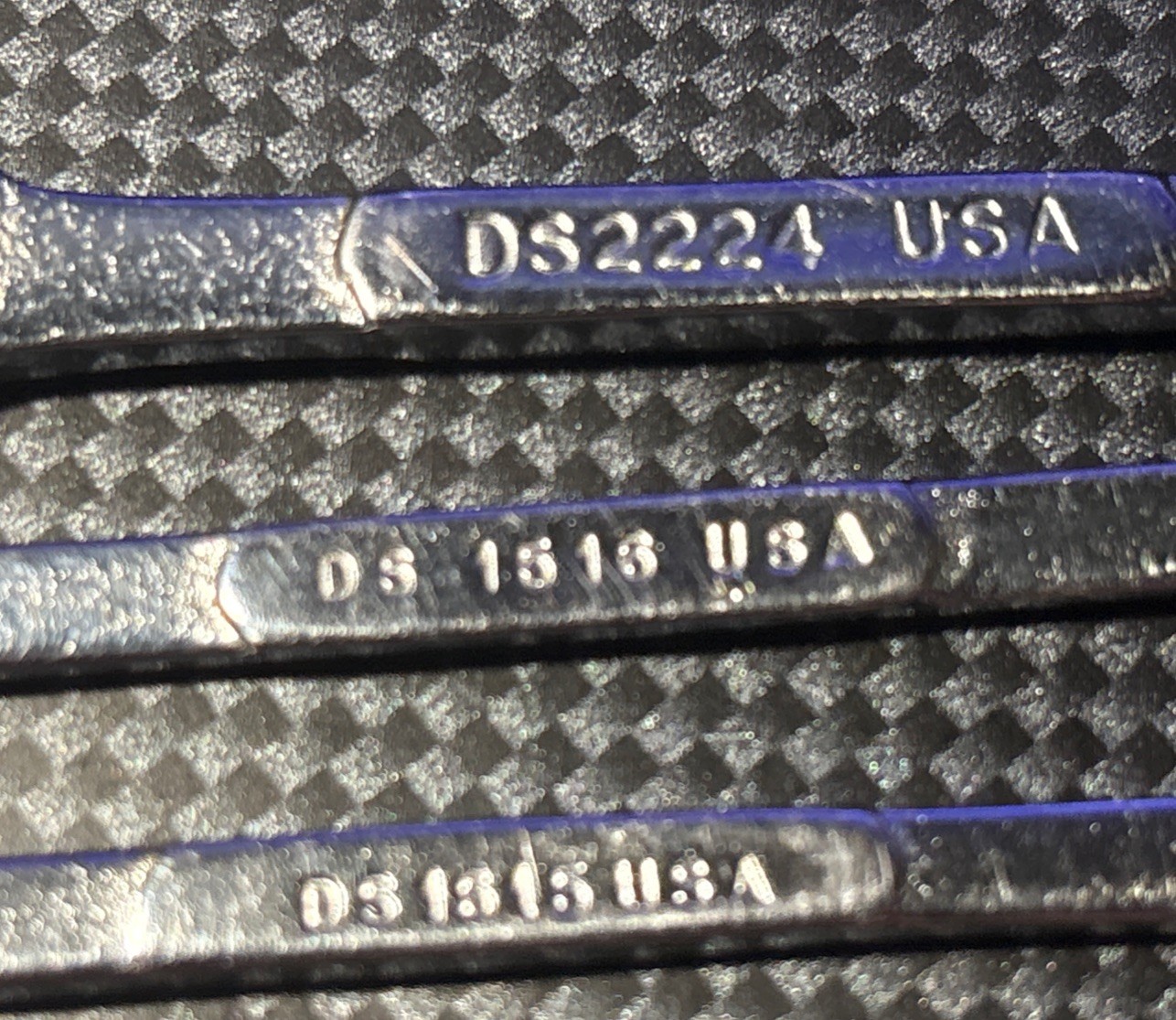 Snap On 3 Piece SAE Ignition 4 Way Open End Angle Wrench Set DS Series