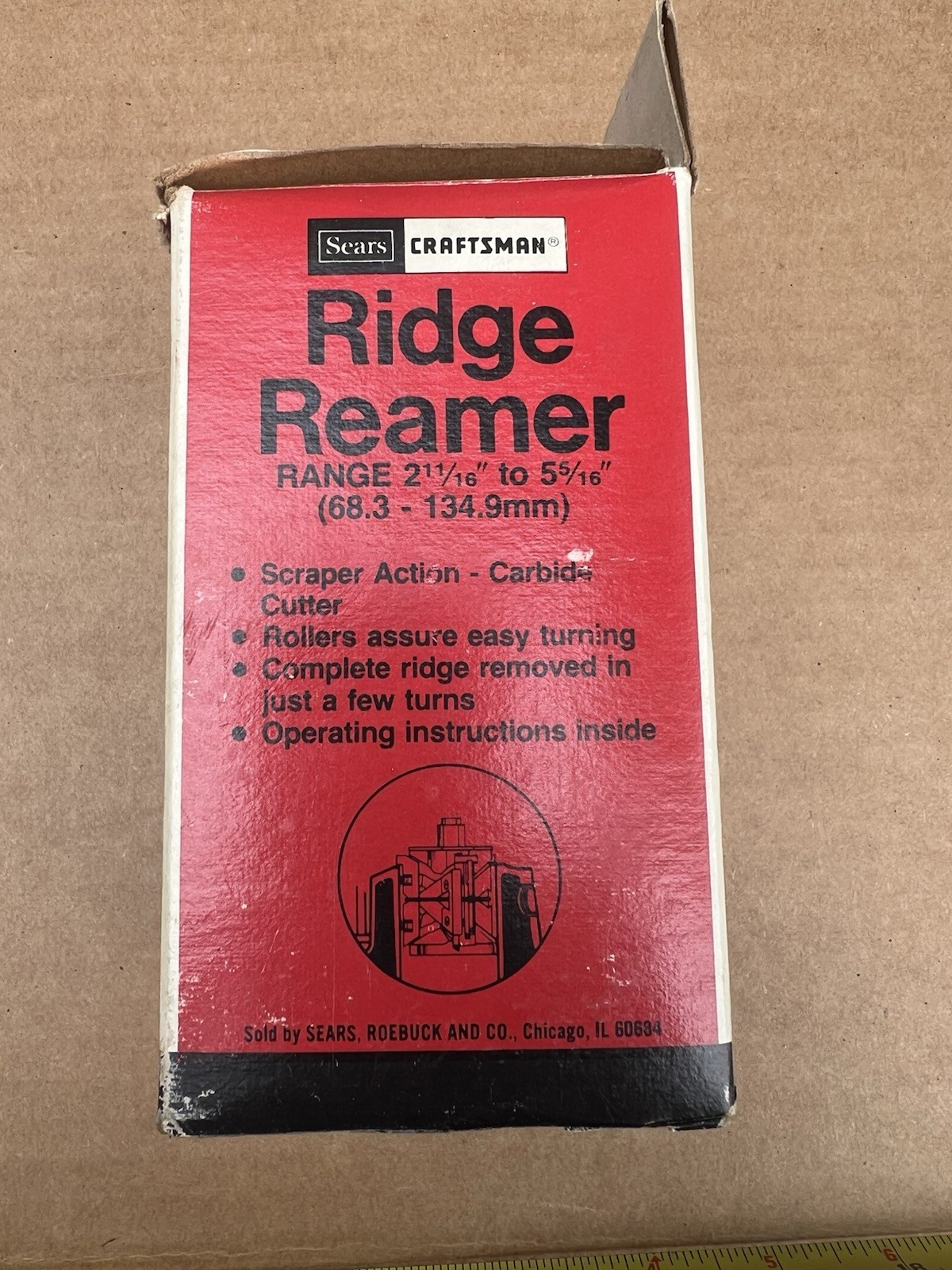 🇺🇸CRAFTSMAN 36500 Ridge Reamer 9 4725 W/Box Instructions🇺🇸