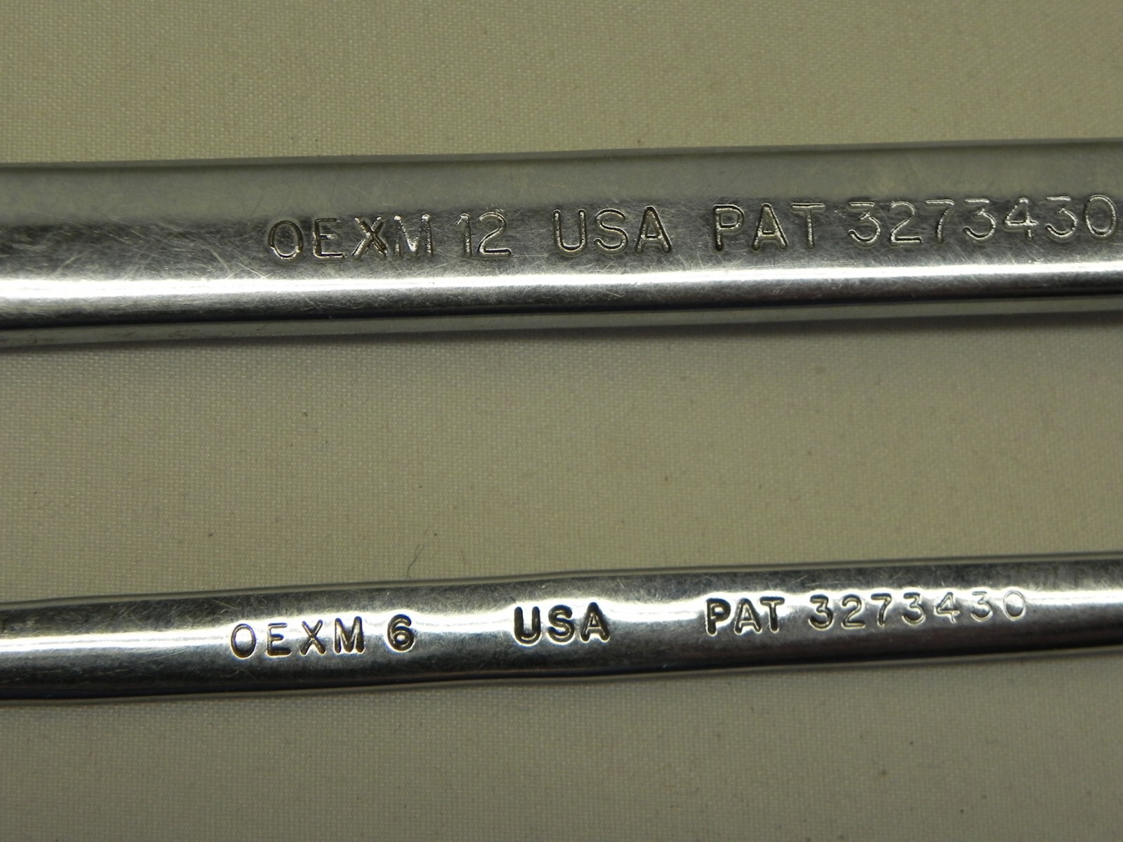 Snap-On 2 Piece 12 Pt Metric Flank Drive Combination Wrenches OEXM Series