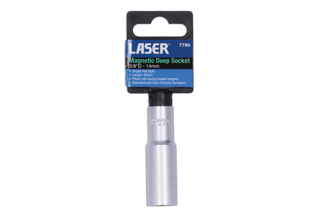 Laser 7790 3/8″ Drive 14mm Magnetic Deep Socket