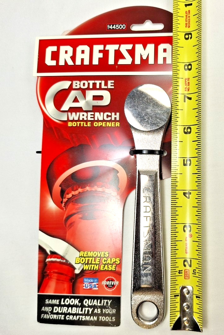 SEARS Craftsman Bottle Cap Wrench Bottle Opener 9 44500 USA Made New NOS 2014