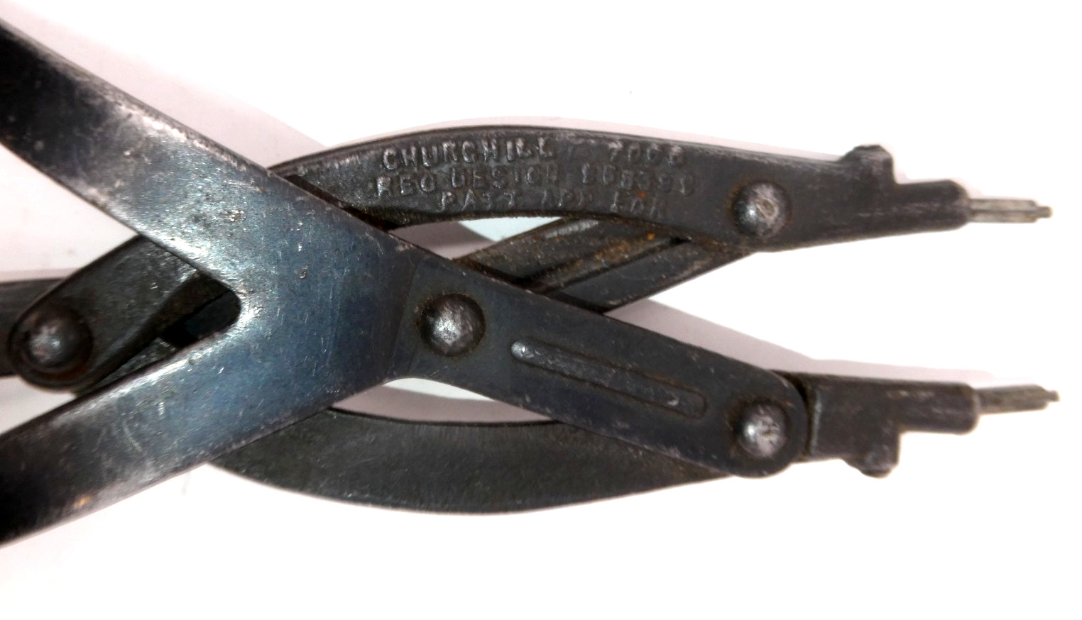 Vintage Churchill Tool 7066 Dual Action Circlip/Snap Ring Plier Working EUC