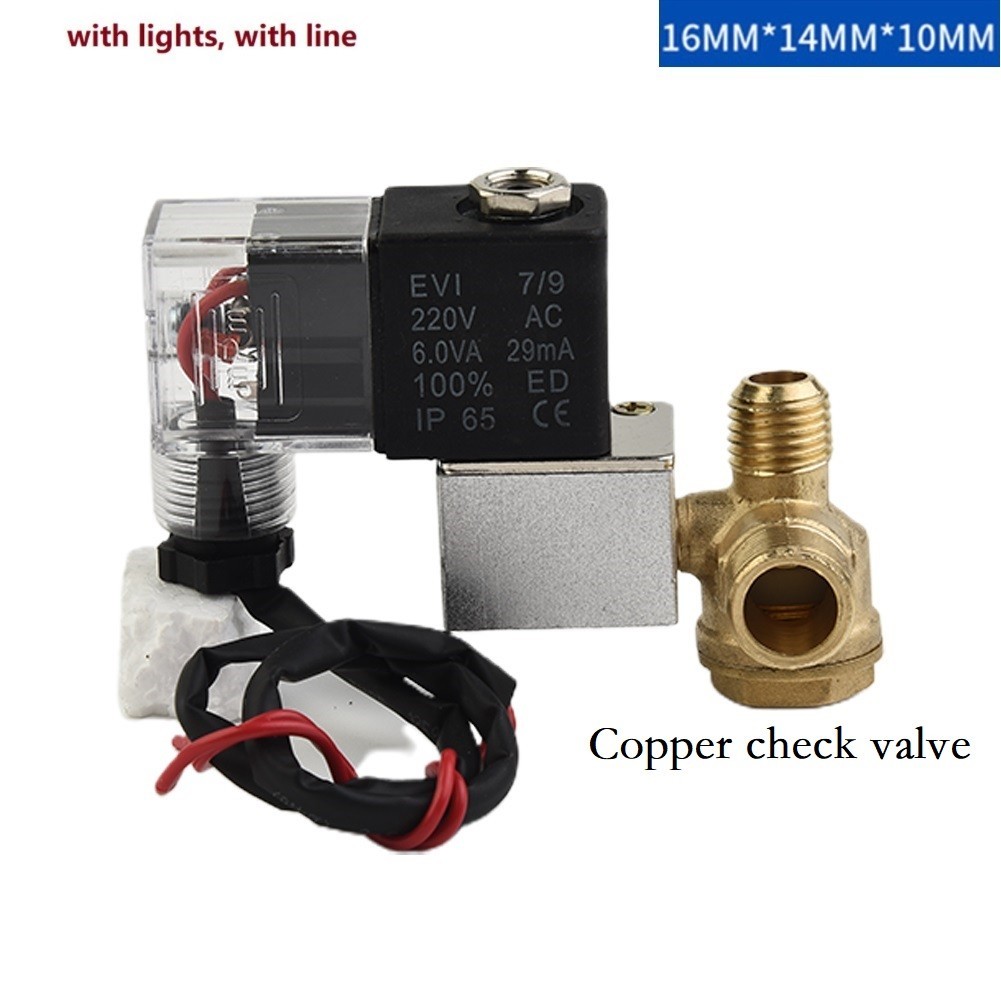 Solenoid Valve Oil-free -10 To 80 °C for 2 Way Normally Closed Air Aluminum