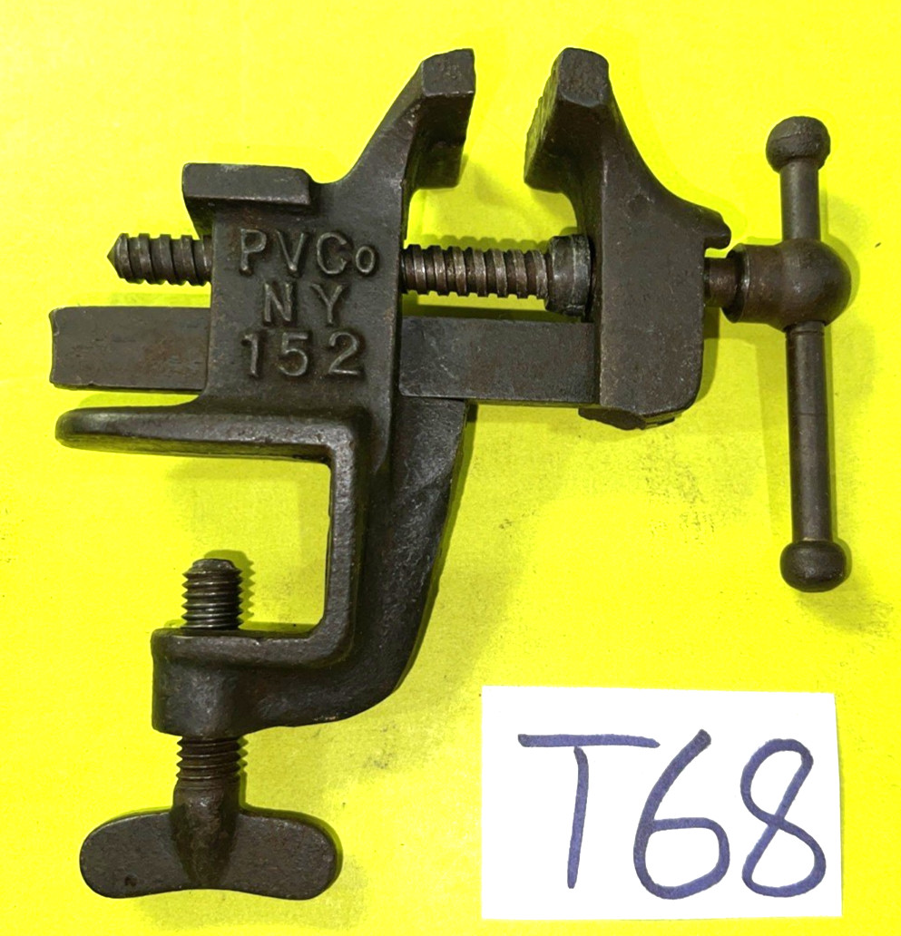 PV CO TOOL VINTAGE 154 VISE 1-1/2 INCHES WIDE JAW FREE SHIPPING IN THE US