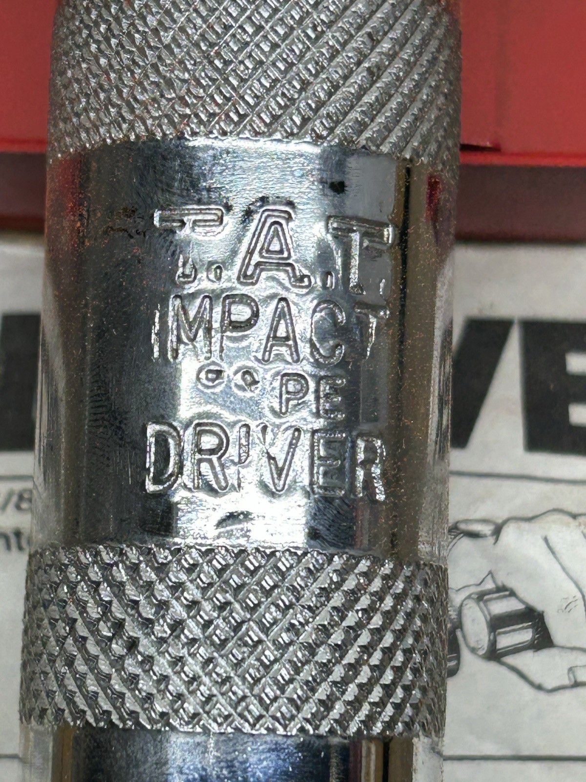 Thorsen Allied Tools Impact Driver ~NOS 3/8″ drive w/ original Direction sheet