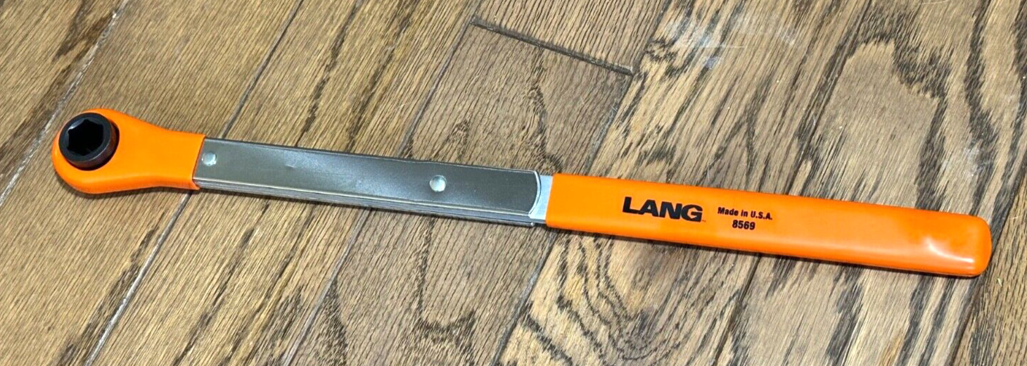🇺🇸 Lang Tools 15″ EXTRA LONG 9/16″ Truck Slack Adjuster Ratcheting Wrench