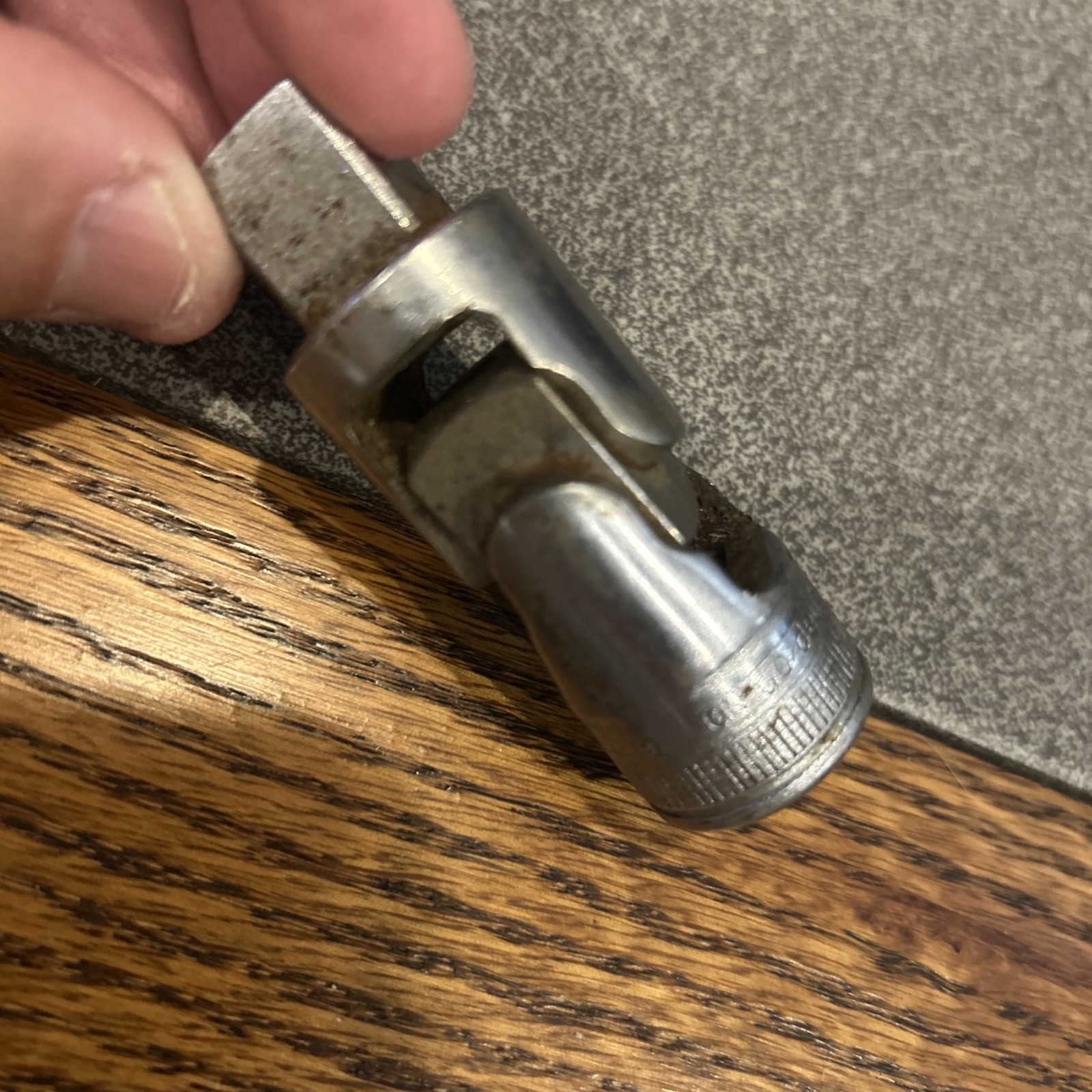 VTG Snap On Ferret F-70N 3/8″ Drive Ratchet 7″ & 1/2” Universal Joint Adapter