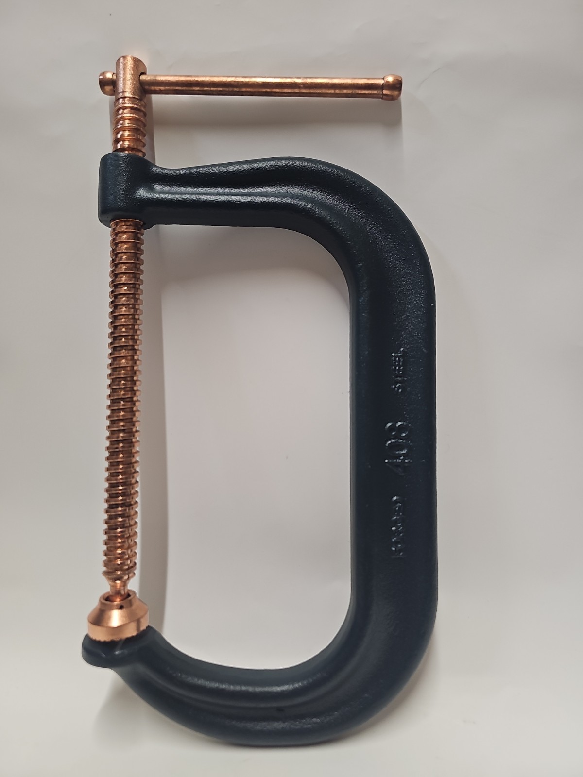Blue-Point 408 Forged Steel 8″ Welding C-Clamp Copper Spindle Open Box Snap-On