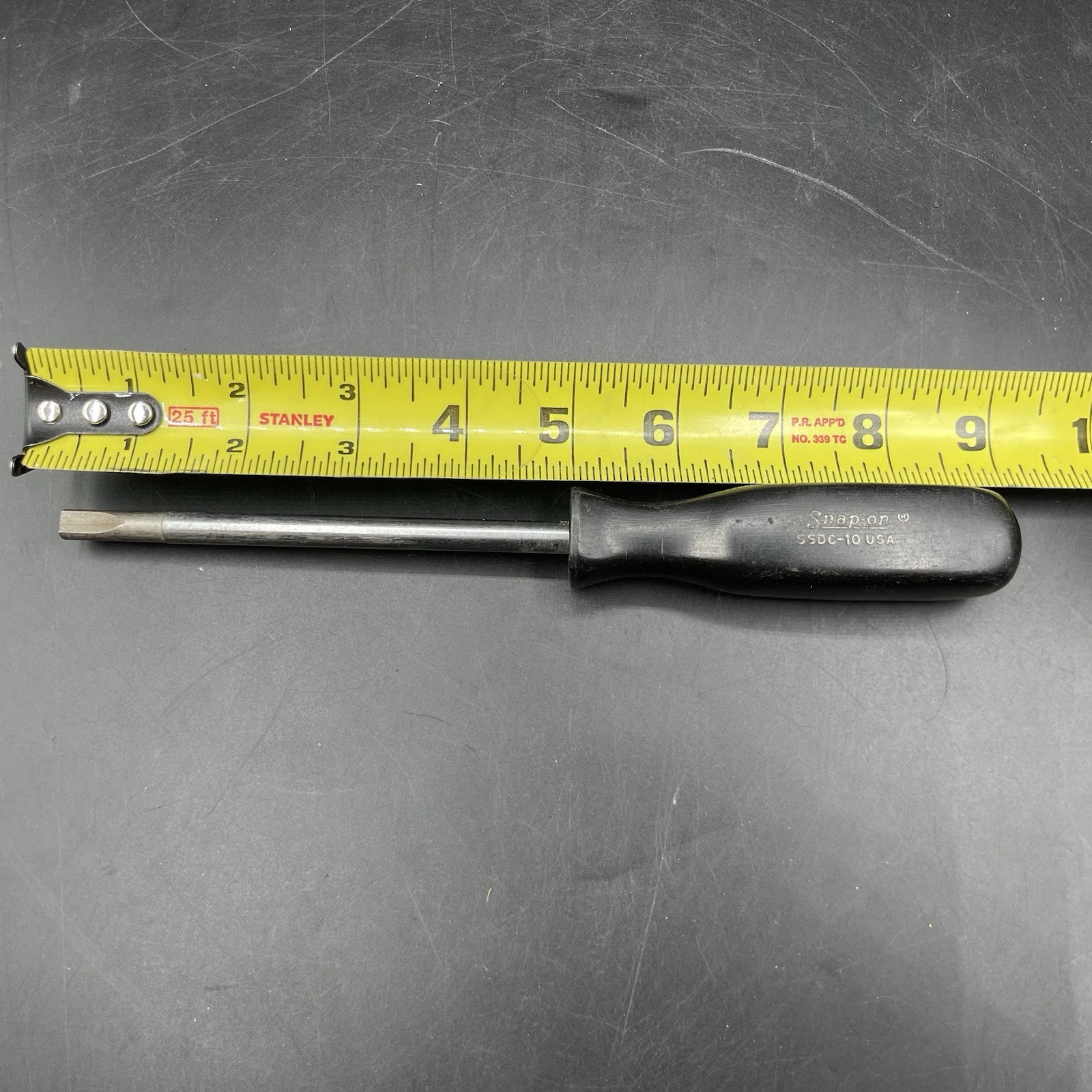 Snap-on SSDC4 4″ Clutch Head Black Hard Handle Screwdriver Tool USA Good Condish