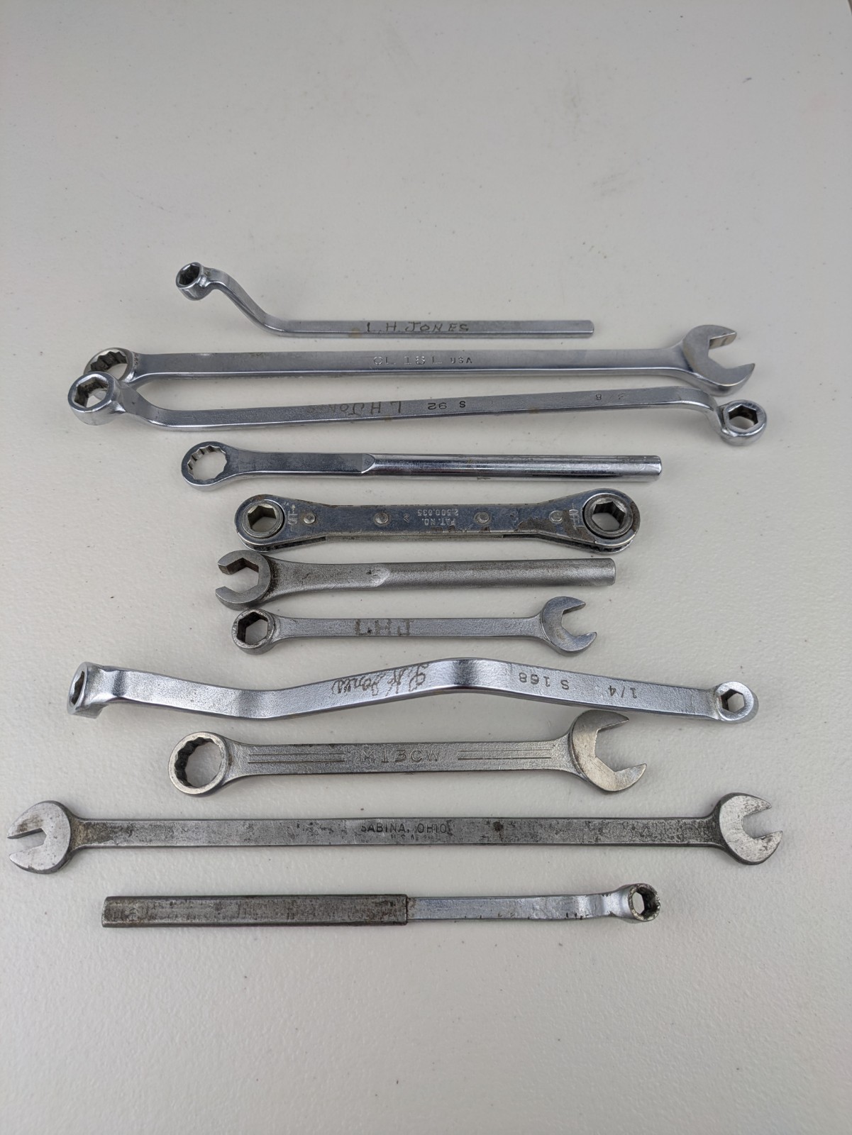 LOT of various Mac Wrenches 11 Pieces Some Specialty Ratcheting
