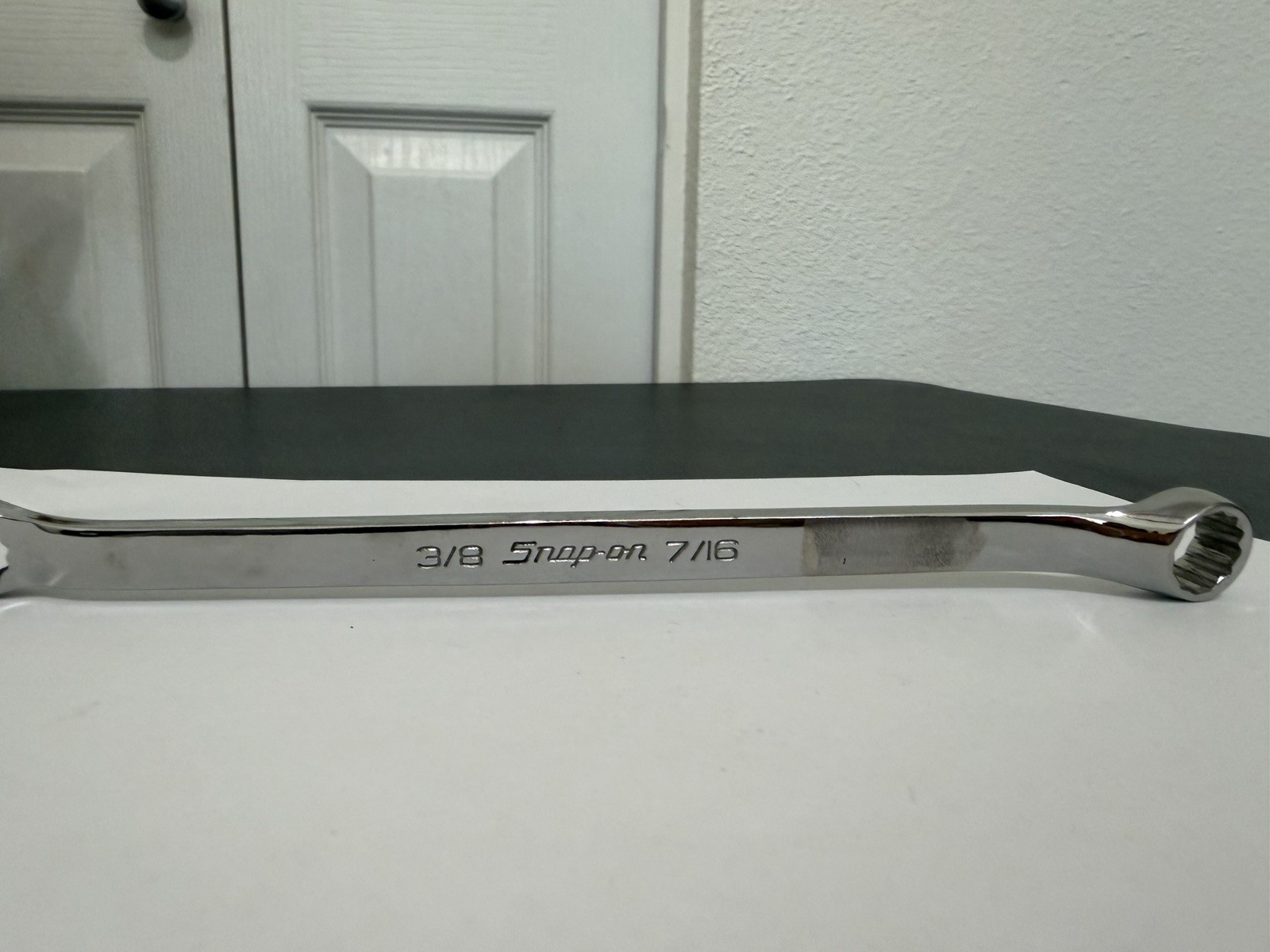 Snap-on Tools 3/8 x 7/16″ Offset Double Box End Wrench XB1214A USA