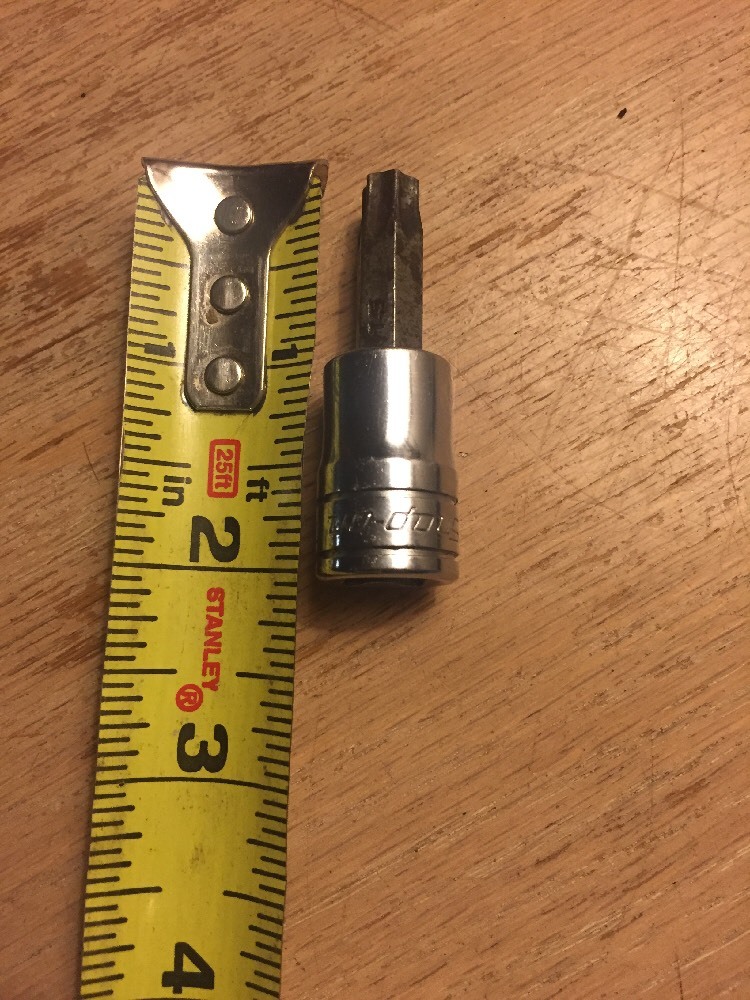 Snap On Tool USA Torx Socket Star Bit Standard T-45 3/8″Drive Mechanic FREE SHIP