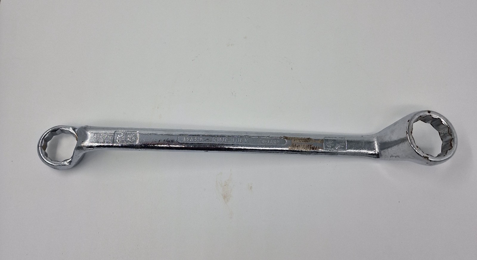 King Dick Double-End Ring Offset (Box-End) Spanner 1-1/4″ & 1-1/16″ RSA236