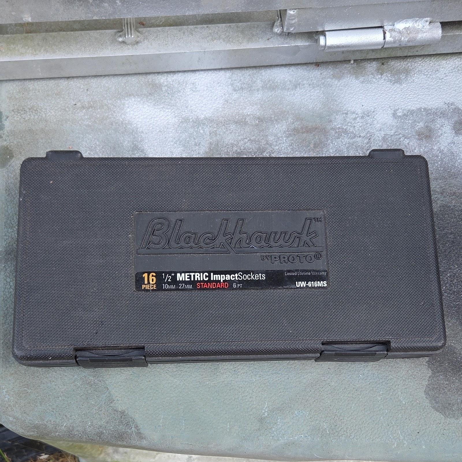 Blackhawk By Proto 16pc 1/2 Metric Impact Socket Set 10-27mm