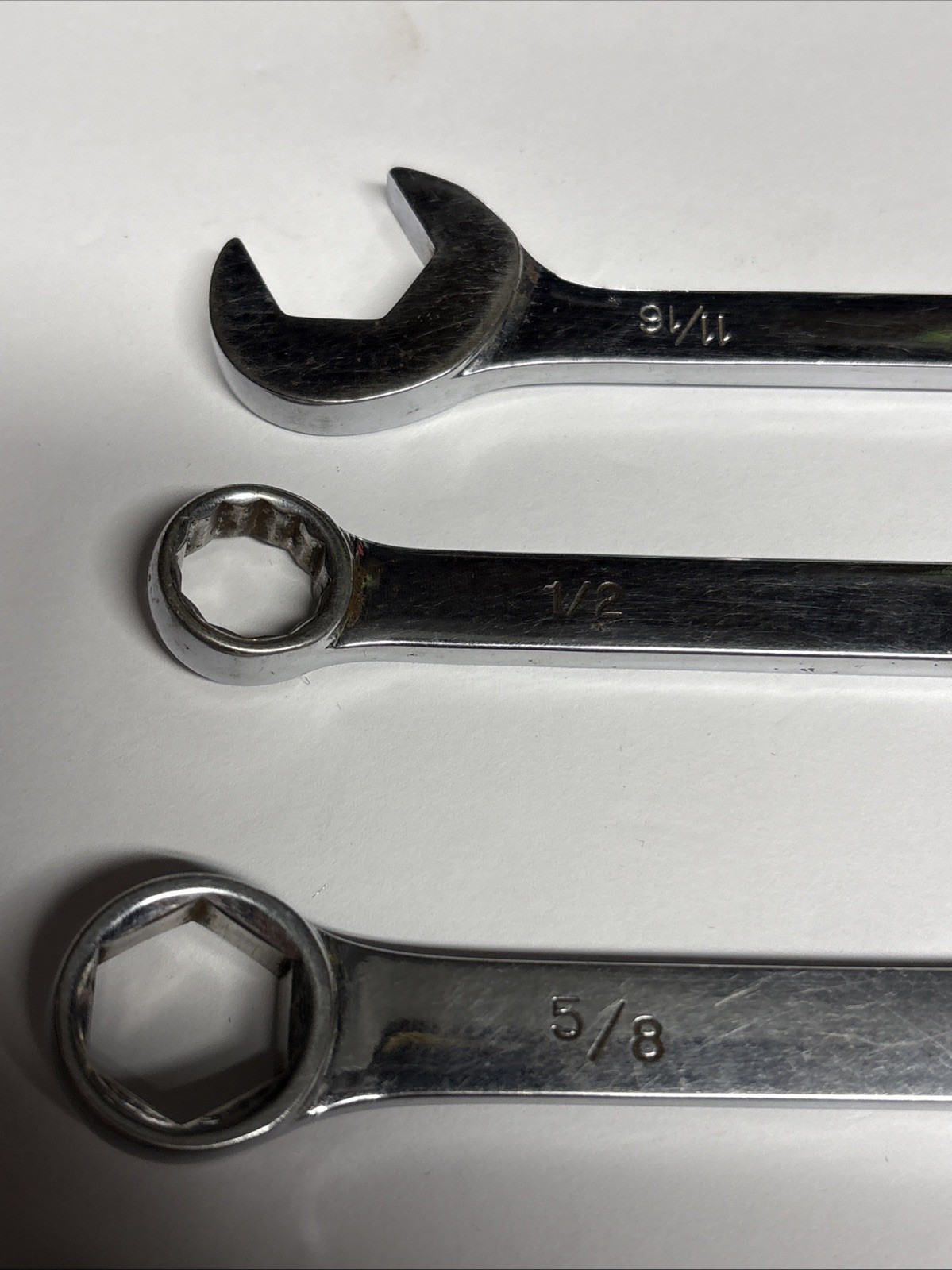MAC Tools Combination Wrenches CH26, CH22, CH20, CL162 & DA22 USA Lot Of 5