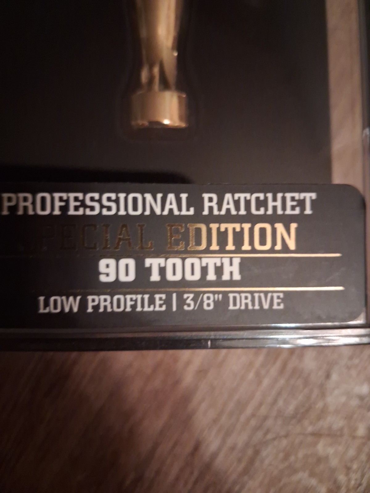 NEW ICON 3/8″ & 1/4″ Drive Pro Ratchet 24K Gold Plated 90 Tooth Special Edition