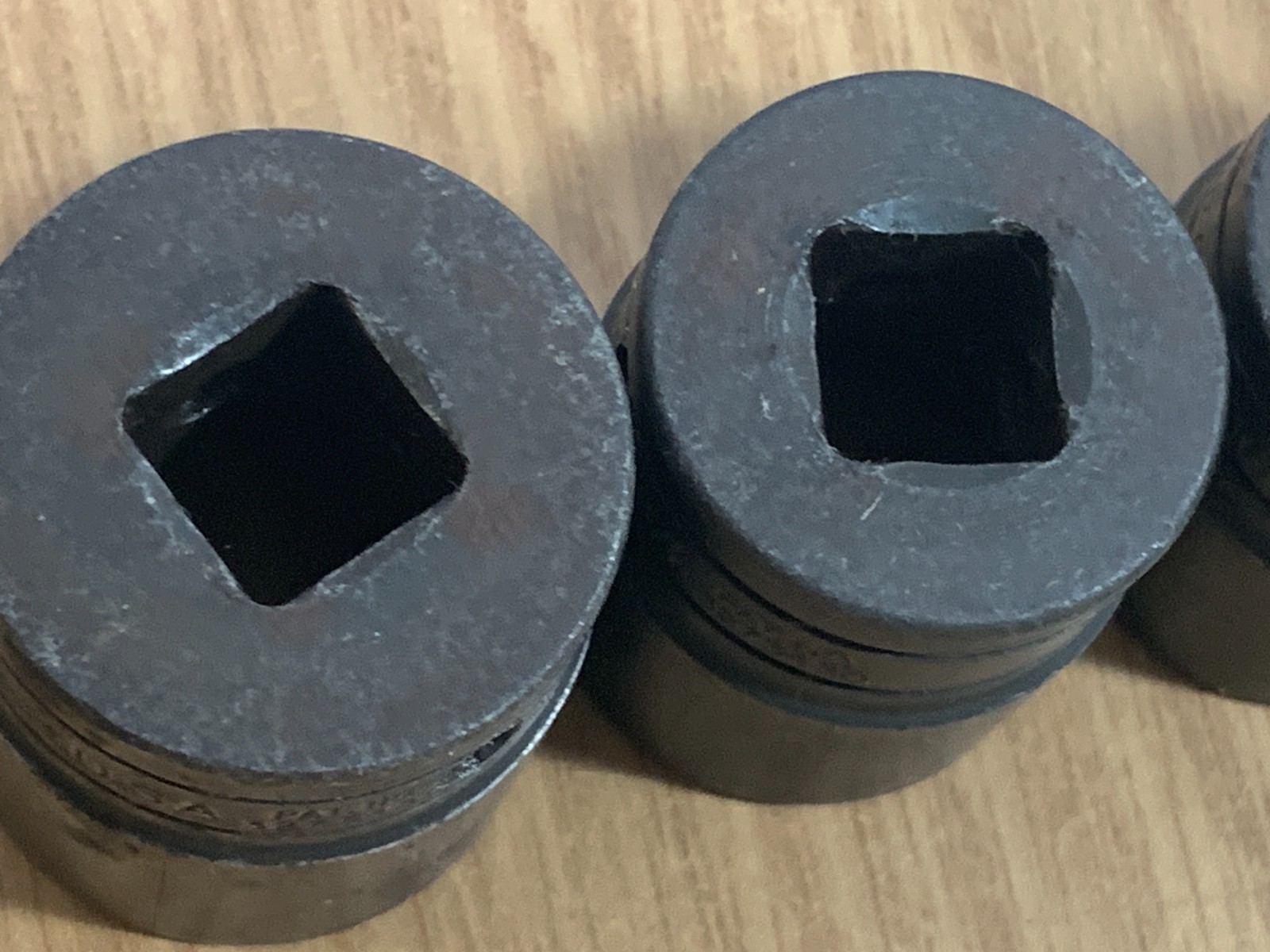 (6) Snap-On Shallow Socket 1/2″ Drive 12 Pt 1 1/16 1″ 15/16 13/16 11/16, 5/8 USA