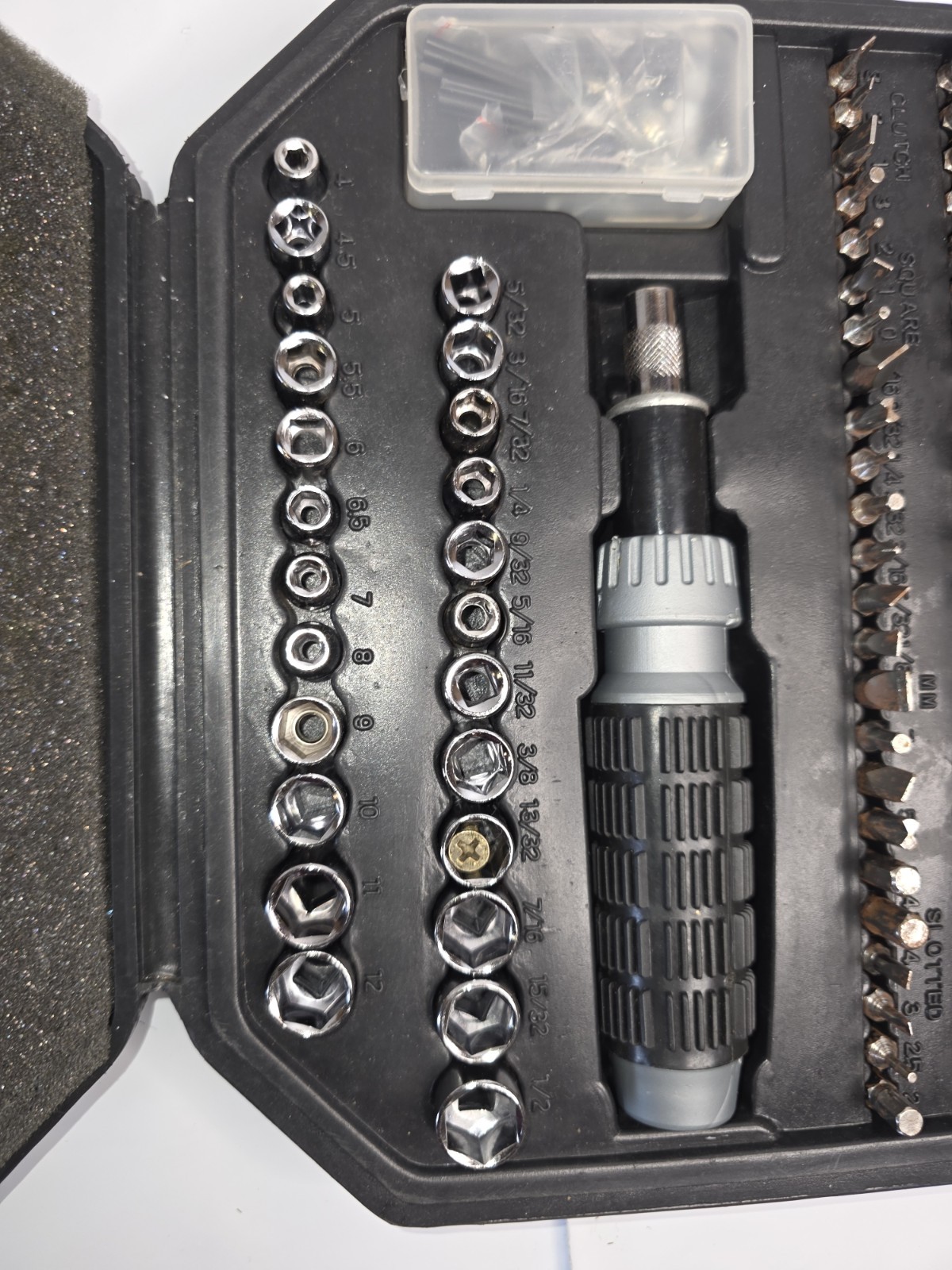 Multi-Bit Screwdriver & Socket Set | Metric & SAE | Sockets + Bits + Case