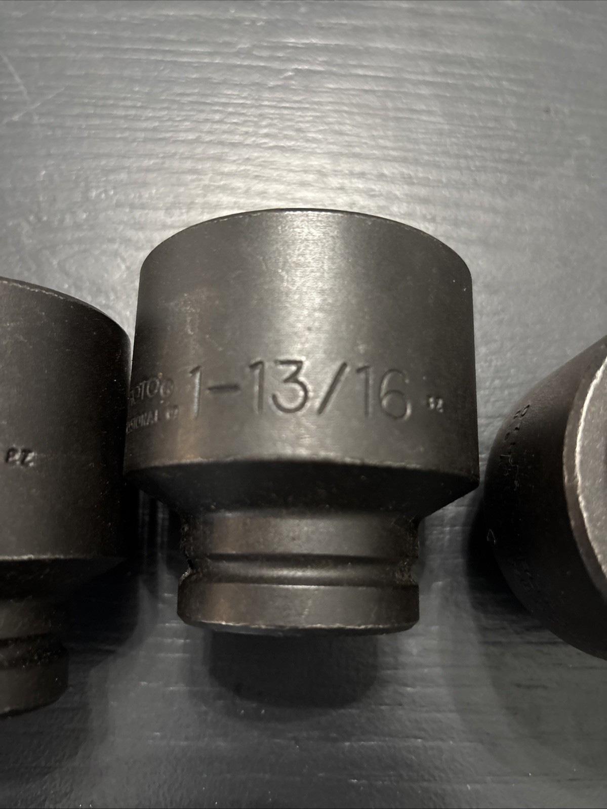 PROTO PROFESSIONAL IMPACT SOCKETS 1-15/16, 1-7/8, 1-13/16, 1-3/4, 1-11/16, 1-5/8