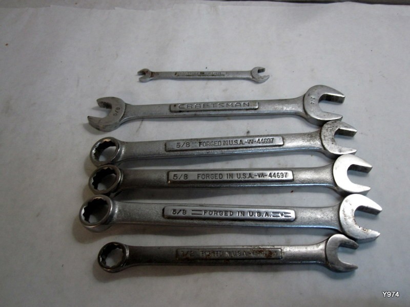Craftsman set of 6 wrenches see description