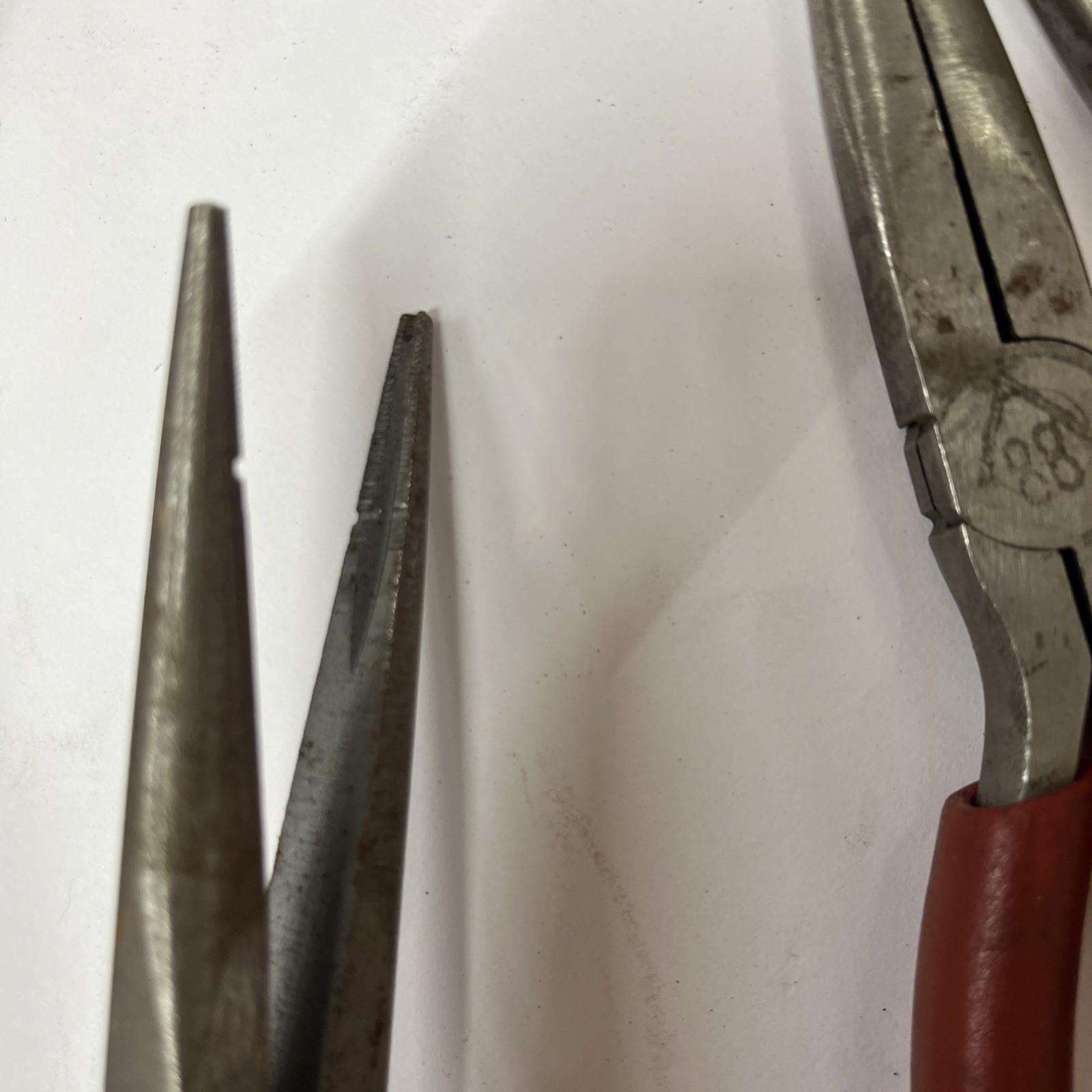 4-Snap On 597CCP Needle Nose Pliers READ USA AUTOMATIC TRANS VALVE BODY PIN TOOL