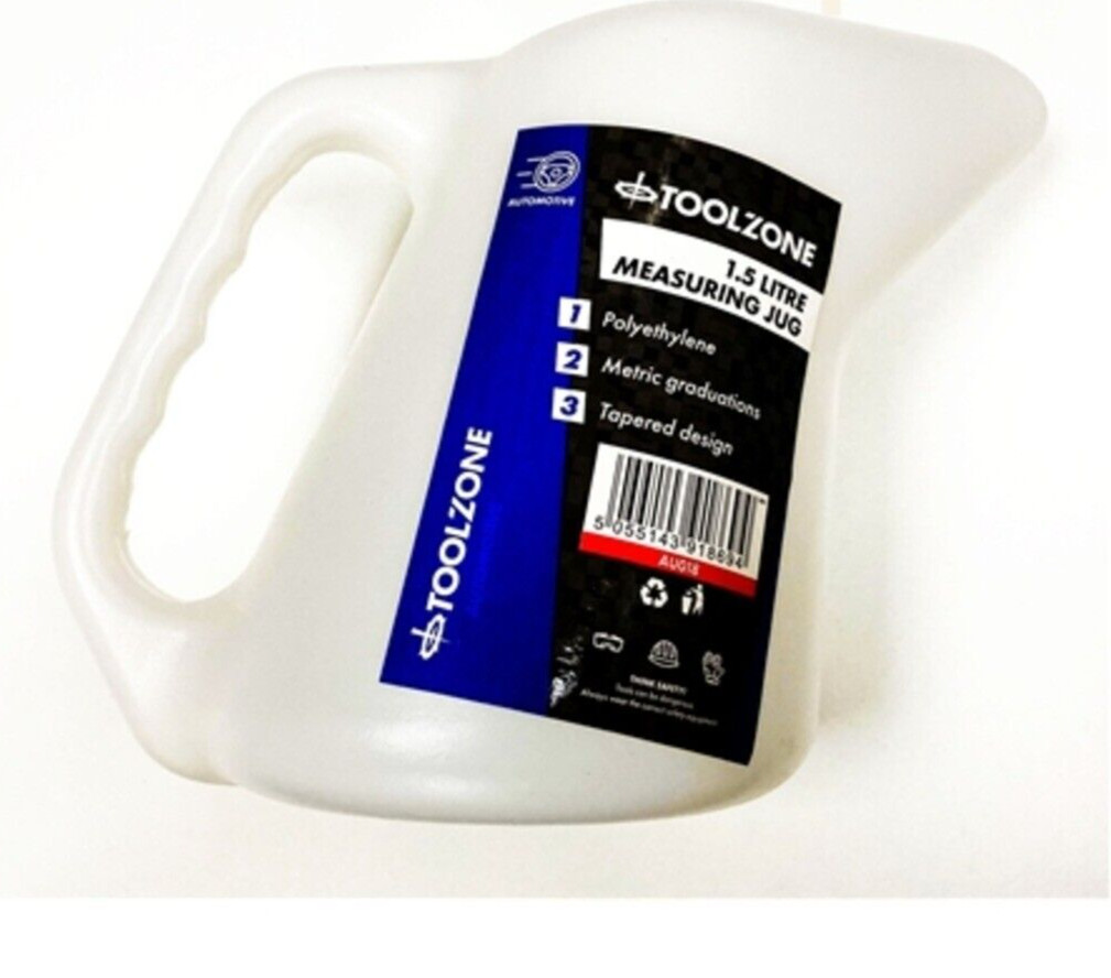 Measuring Jug 1.5 Litre Tapered oils fluids liquids workshop garage