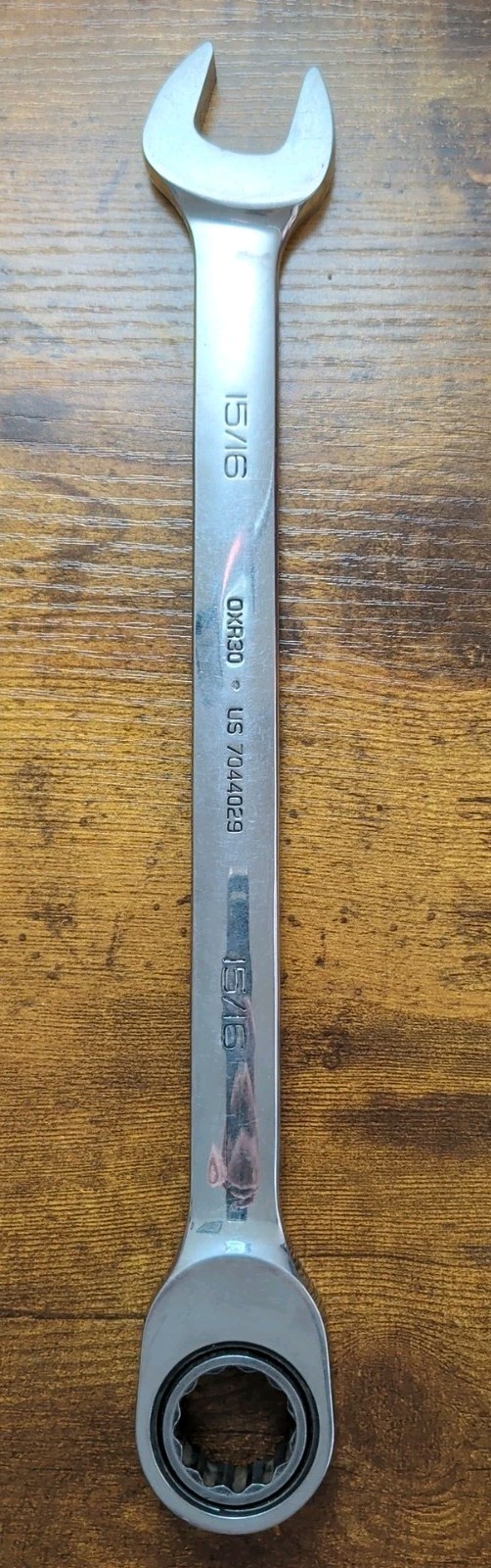 SNAP-ON 15/16″ 12-Point SAE Ratcheting Combination Wrench OXR30