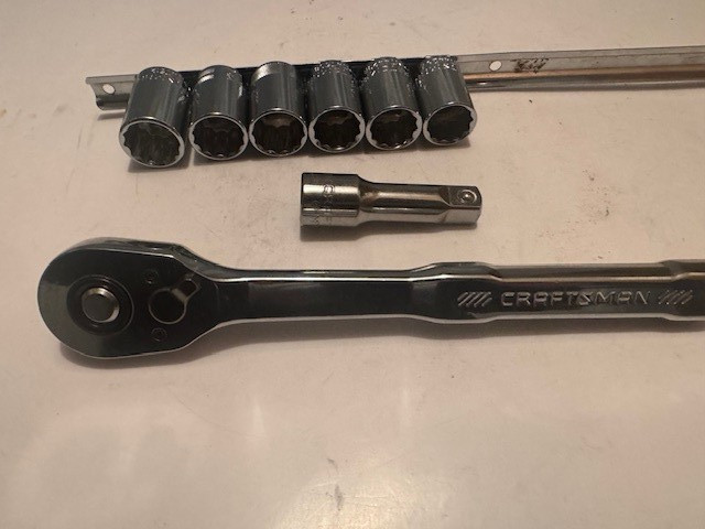 **SALE** NEW Craftsman Ratchet 1/2” Drive 8 pc Socket (12 POINT) SET