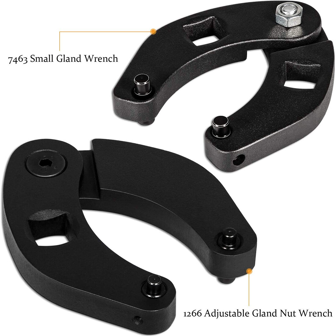 1266+7463 Universal Adjustable Gland Nut Wrench Spanner For Hydraulic Cylinders
