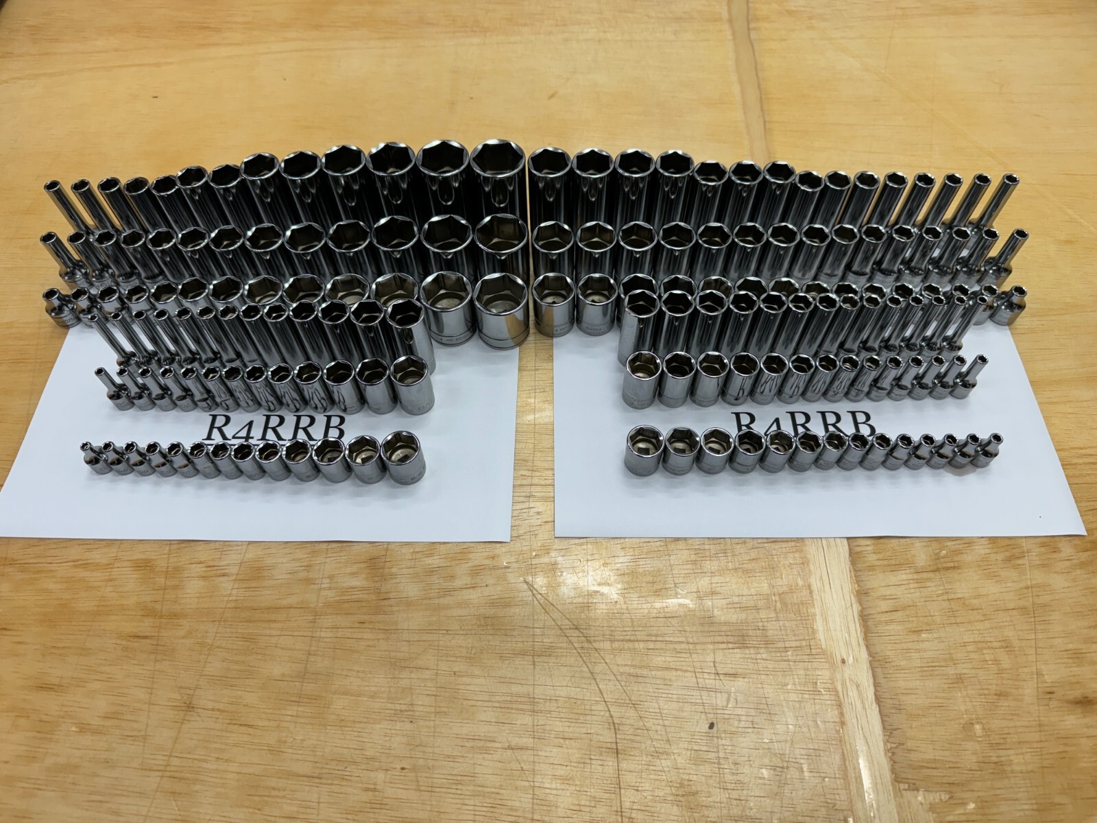 Snap-on Tools USA NEW 165pc 1/4 & 3/8″ Drives SAE & Metric 6PT MASTER SOCKET SET