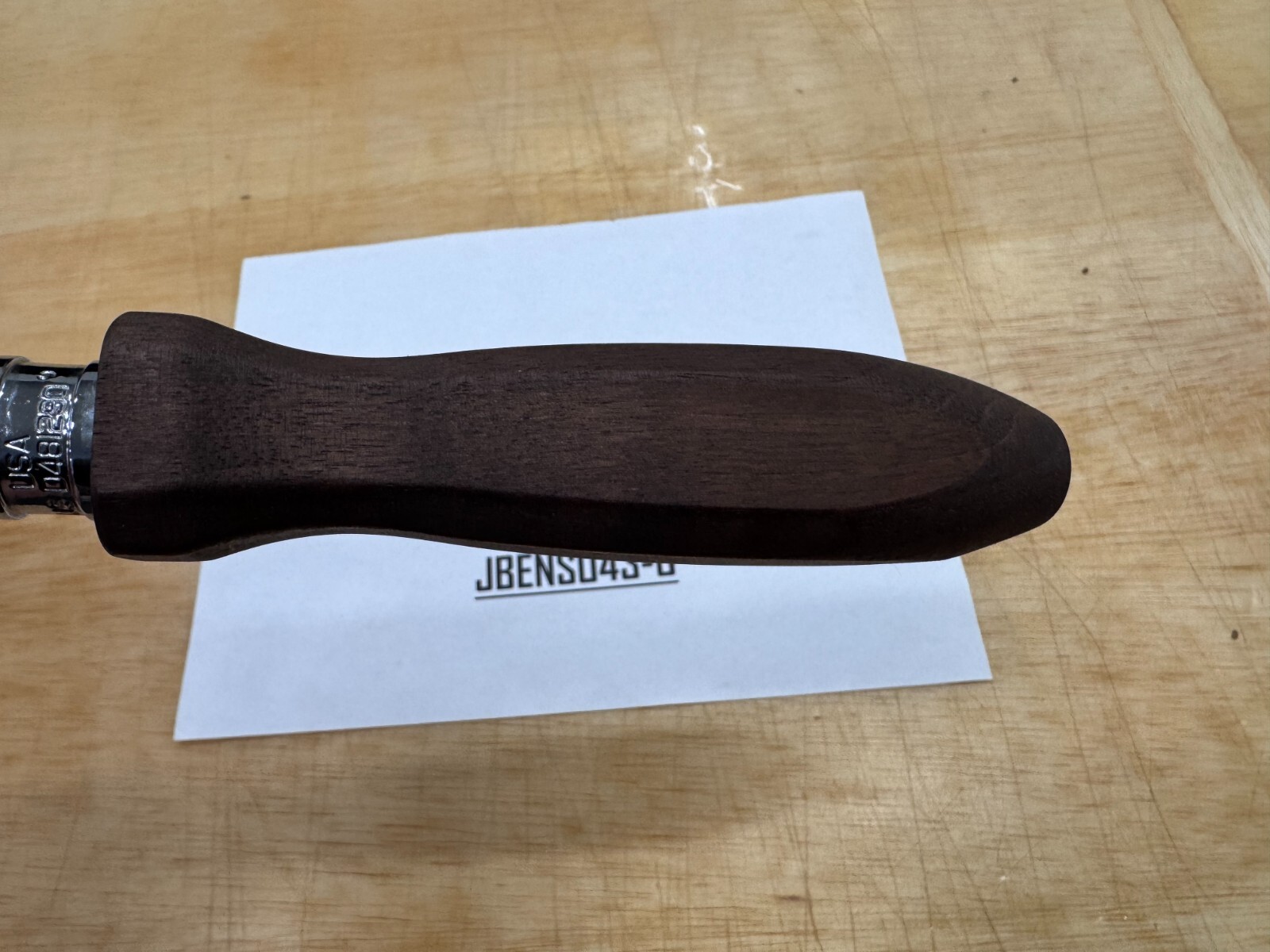 Snap-on Tools NEW ULTRA RARE WOOD 1/2″ Drive Wood Grip Fixed Head Ratchet SH80A