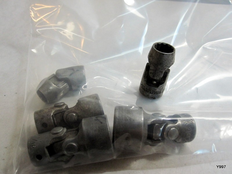 Plomb 5-piece swivel socket set 3/8” drive 12-point