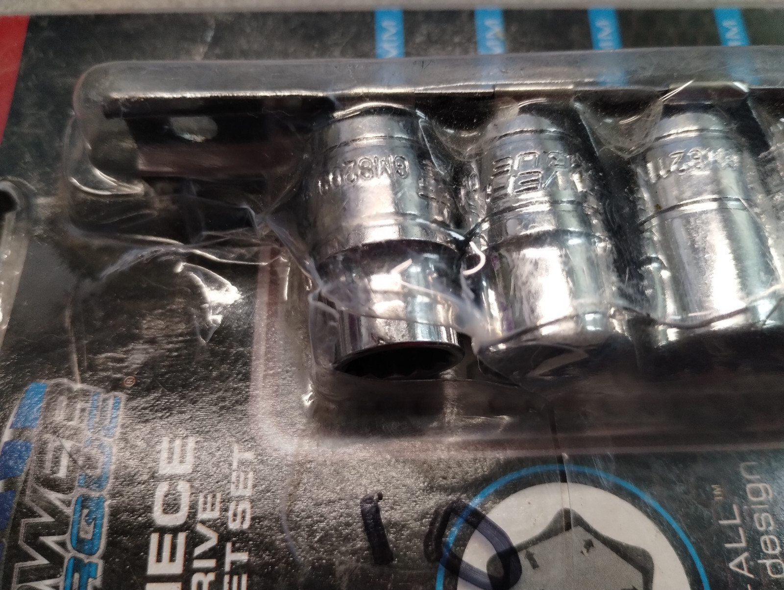 Power Torque 3/8 Dr 9 Pc Set GM4243 Sizes In Pictures.(E)