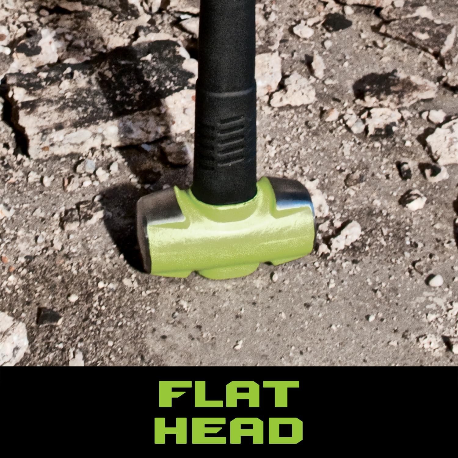 Wilton B.A.S.H 24″ Sledge Hammer, 4 Lb Head (20424) 24 in. Handle, Black/Green