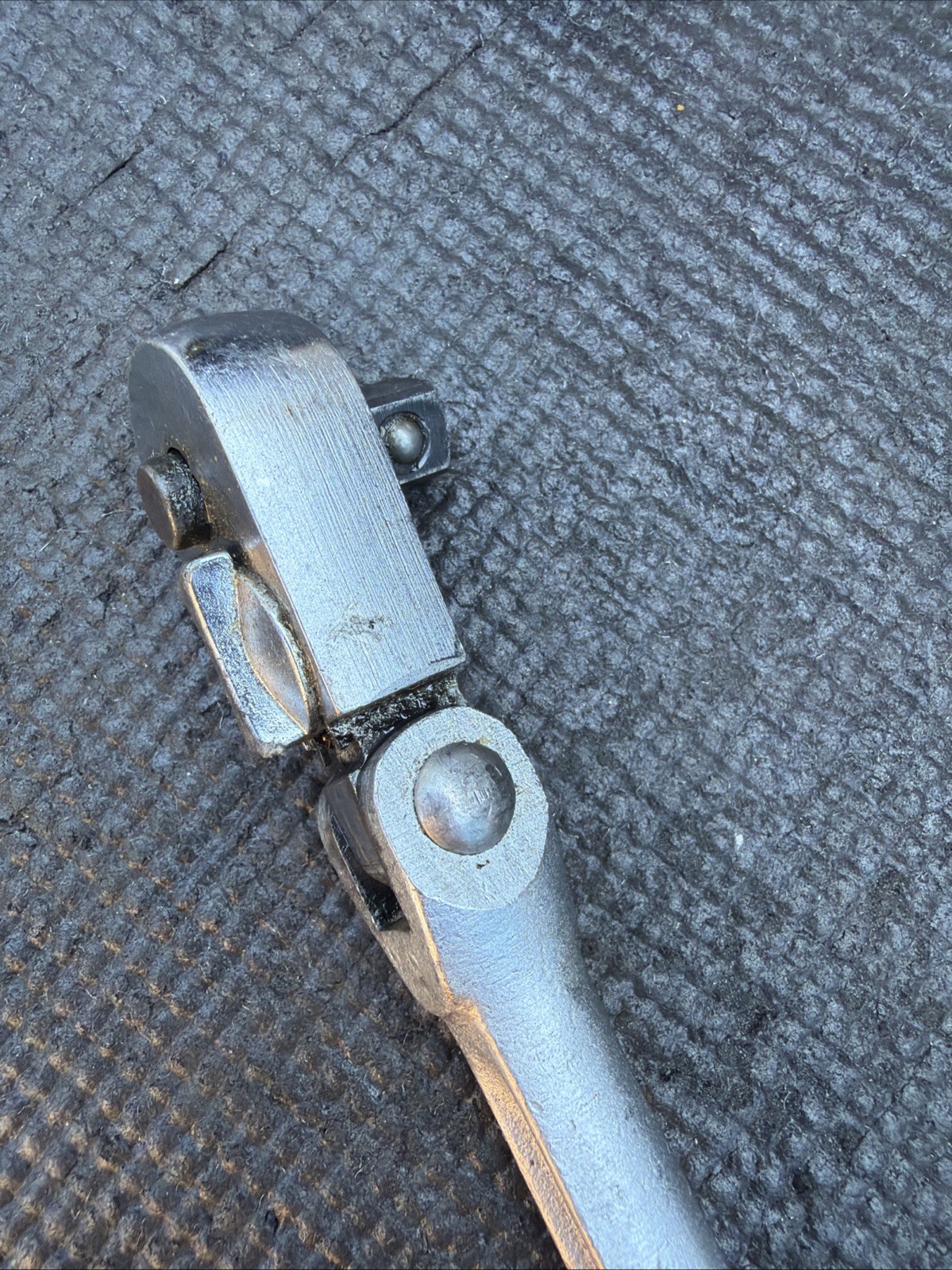Sears Craftsman USA 3/8” Hourglass Flex Head Ratchet 42791 V Rare 11.5”