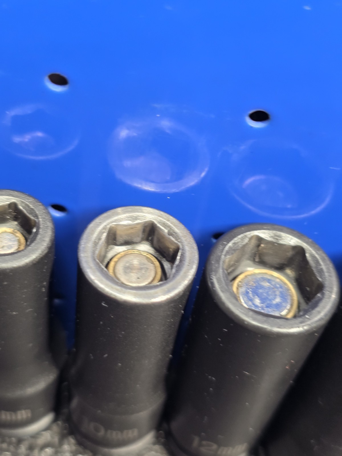 Grey Pneumatic GP 3/8″ Drive 8, 10, 12 & 14mm Magnetic Deep Impact Sockets Nice