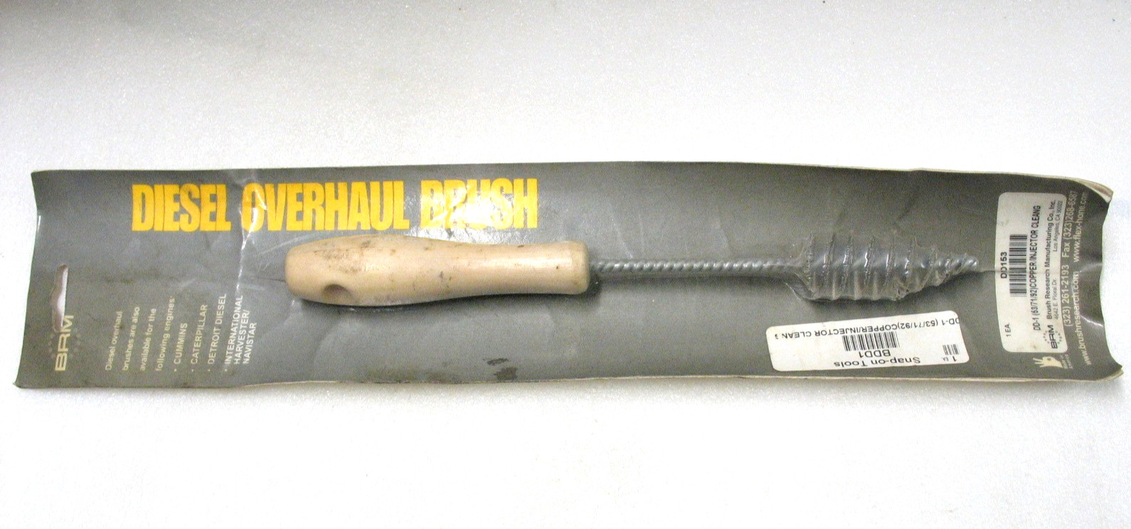 Brush Research DD153 Brush Research DD-1 53/71/92 COPPER/INJECTOR CLEANING