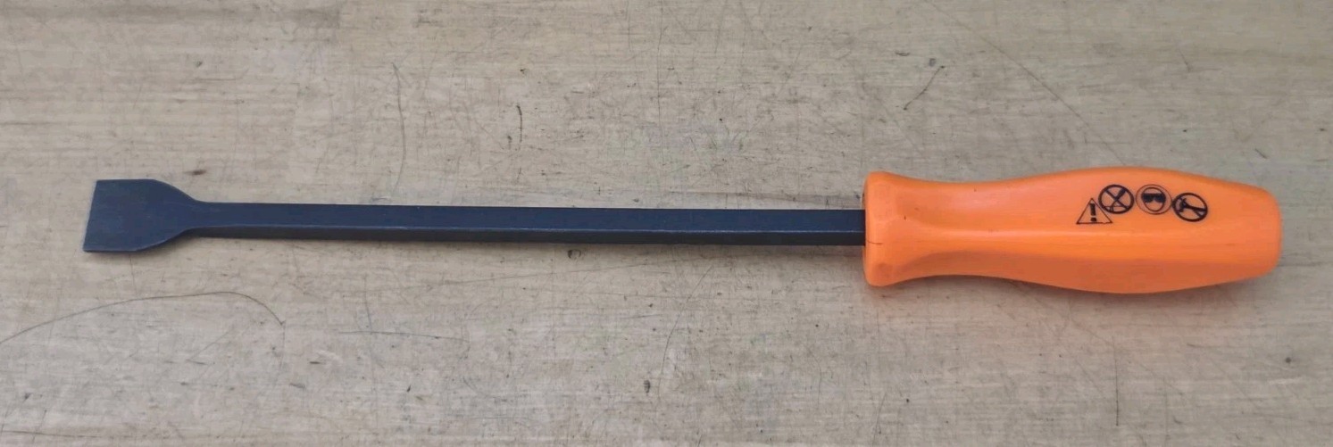 New Snap On CSA12C – 12-7/8″ Long Orange Hard Handle Rigid Carbon/Gasket Scraper