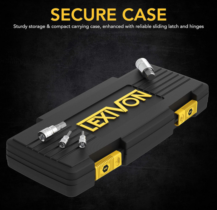 Master HEX Bit Socket Set, S2 Alloy Steel | 32-Piece SAE & Metric (LX-144)