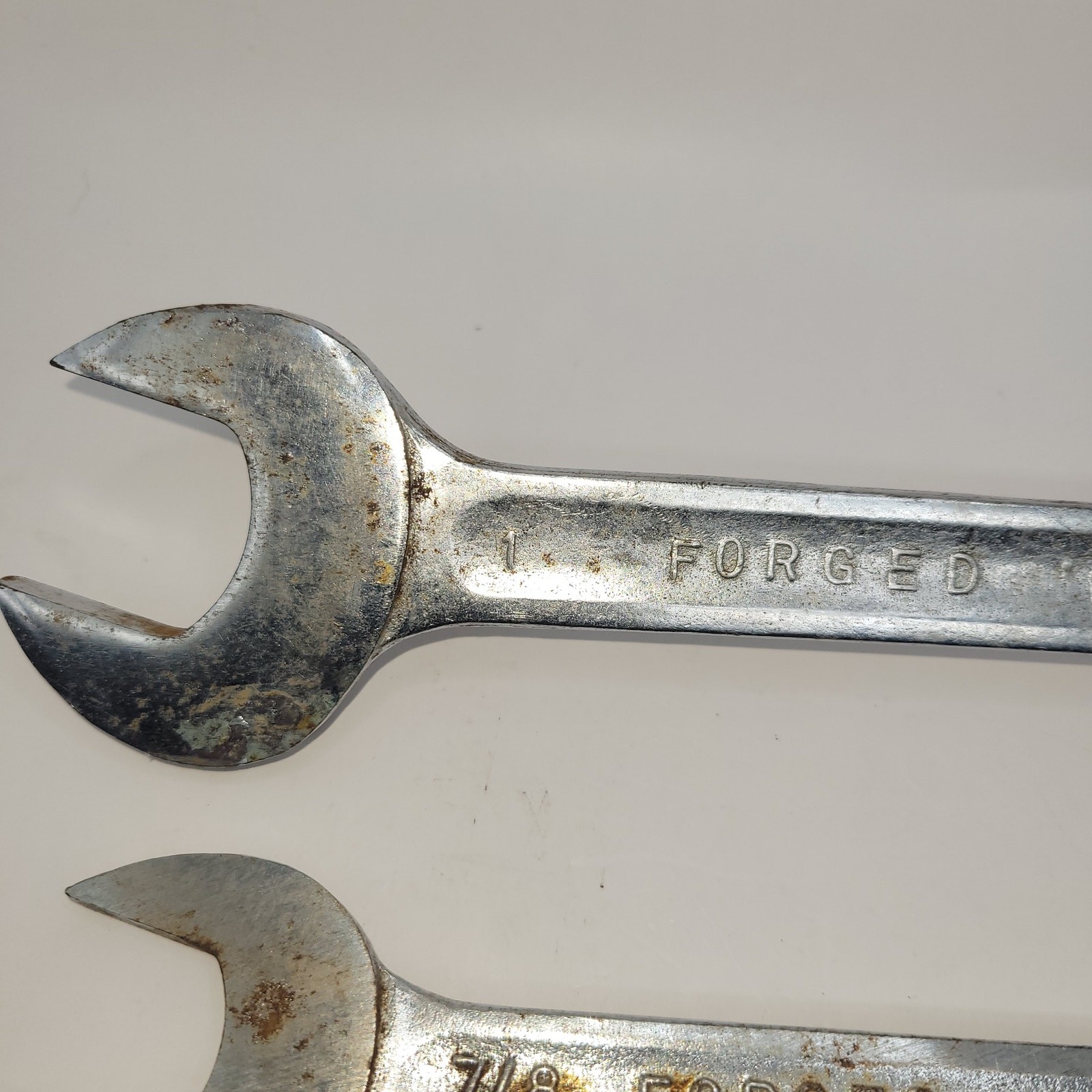 2 9 inch open end SAE 1” x 15/16” 7/8” x 13/16” USA