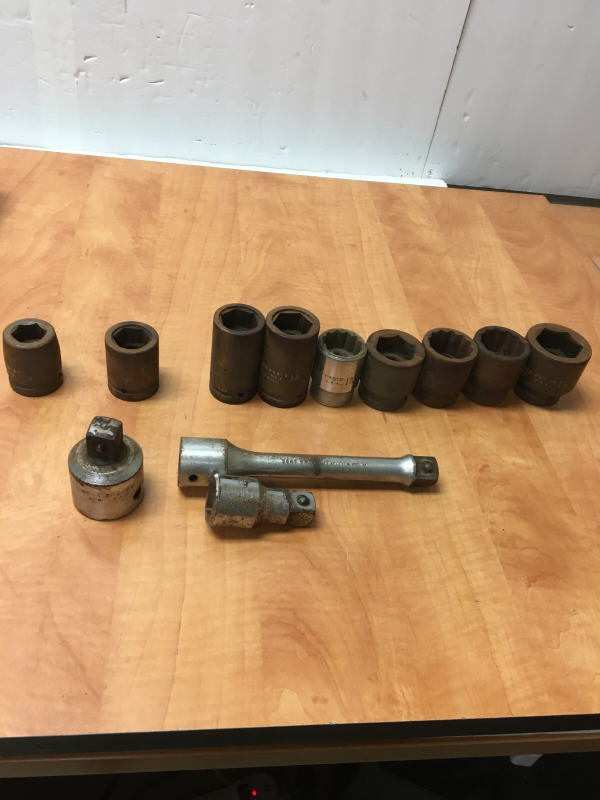 Vintage Proto Blackhawk 3/4″ Drive 12pc. Socket Set 7/8″ to 1-7/16″ READ