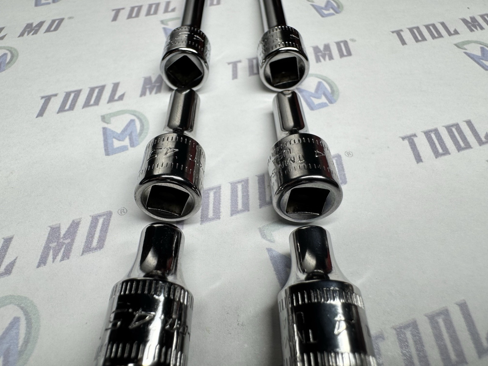 Snap-on Tools USA NEW 6pc 1/4” Drive 6pt 4mm & 4.5mm Metric Add On Socket Set