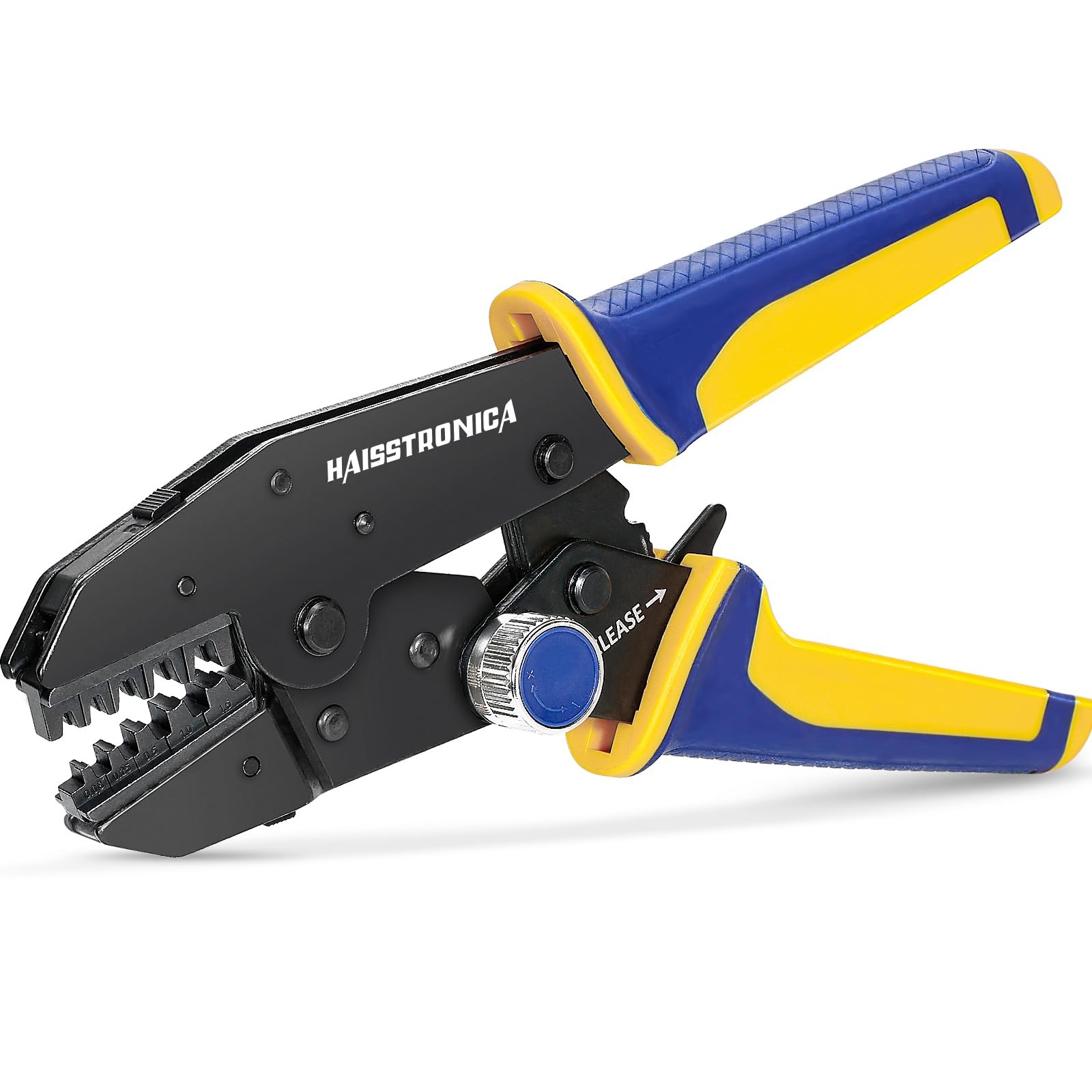 haisstronica Quick Change Jaws Crimping Tool for Dupont ‎black, Blue, Yellow
